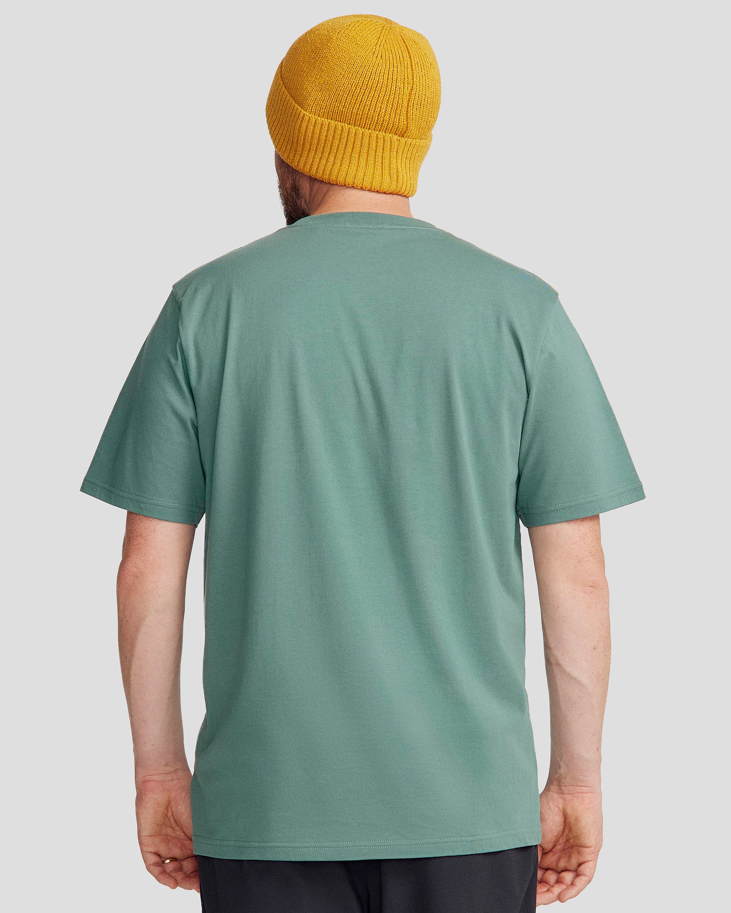 Men's 1987 Organic Cotton T-shirt - Light Forest - Image 3
