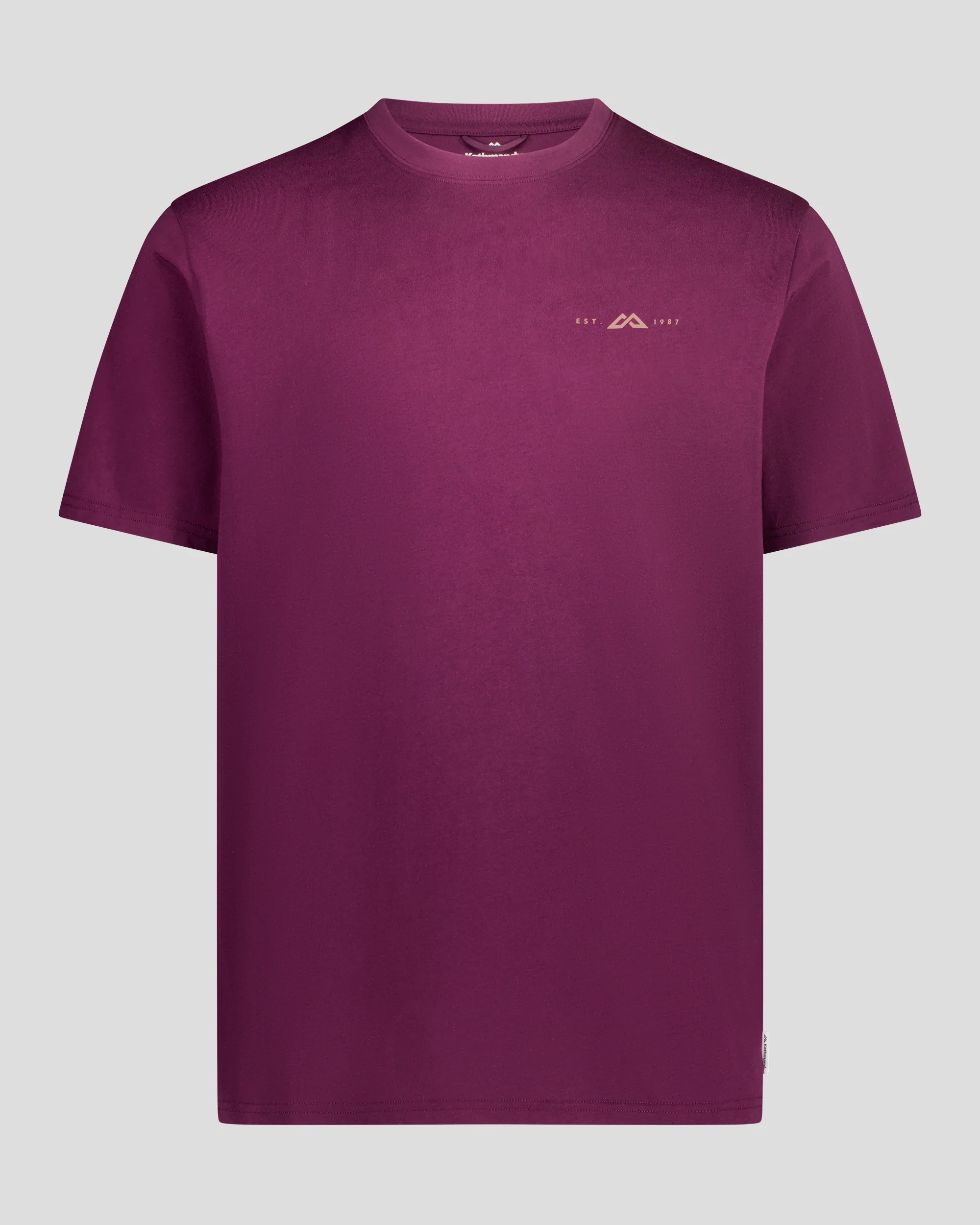Men's 1987 Organic Cotton T-Shirt - Mulberry - Image 5