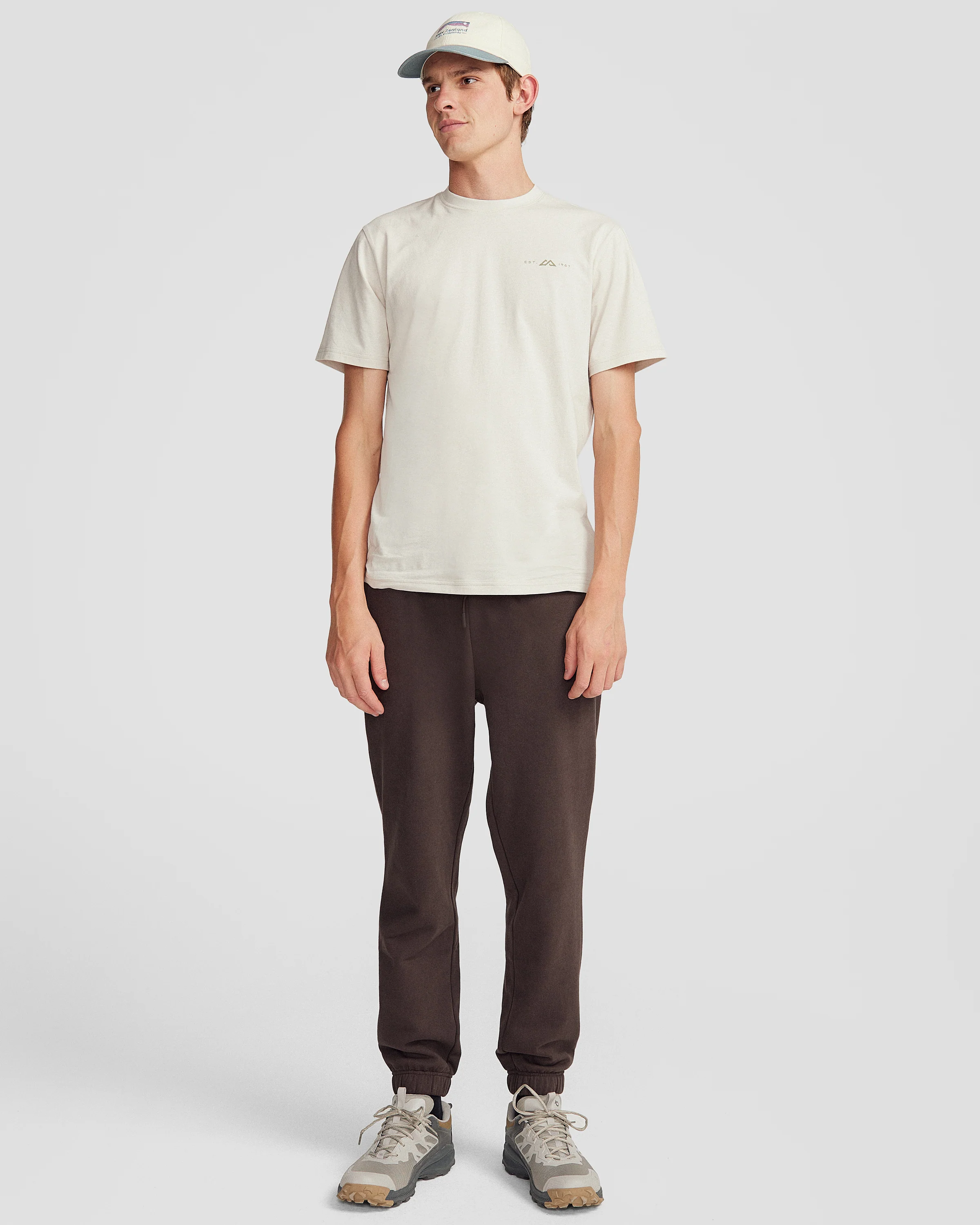 Men's 1987 Organic Cotton S/S Tee - White - Image 2