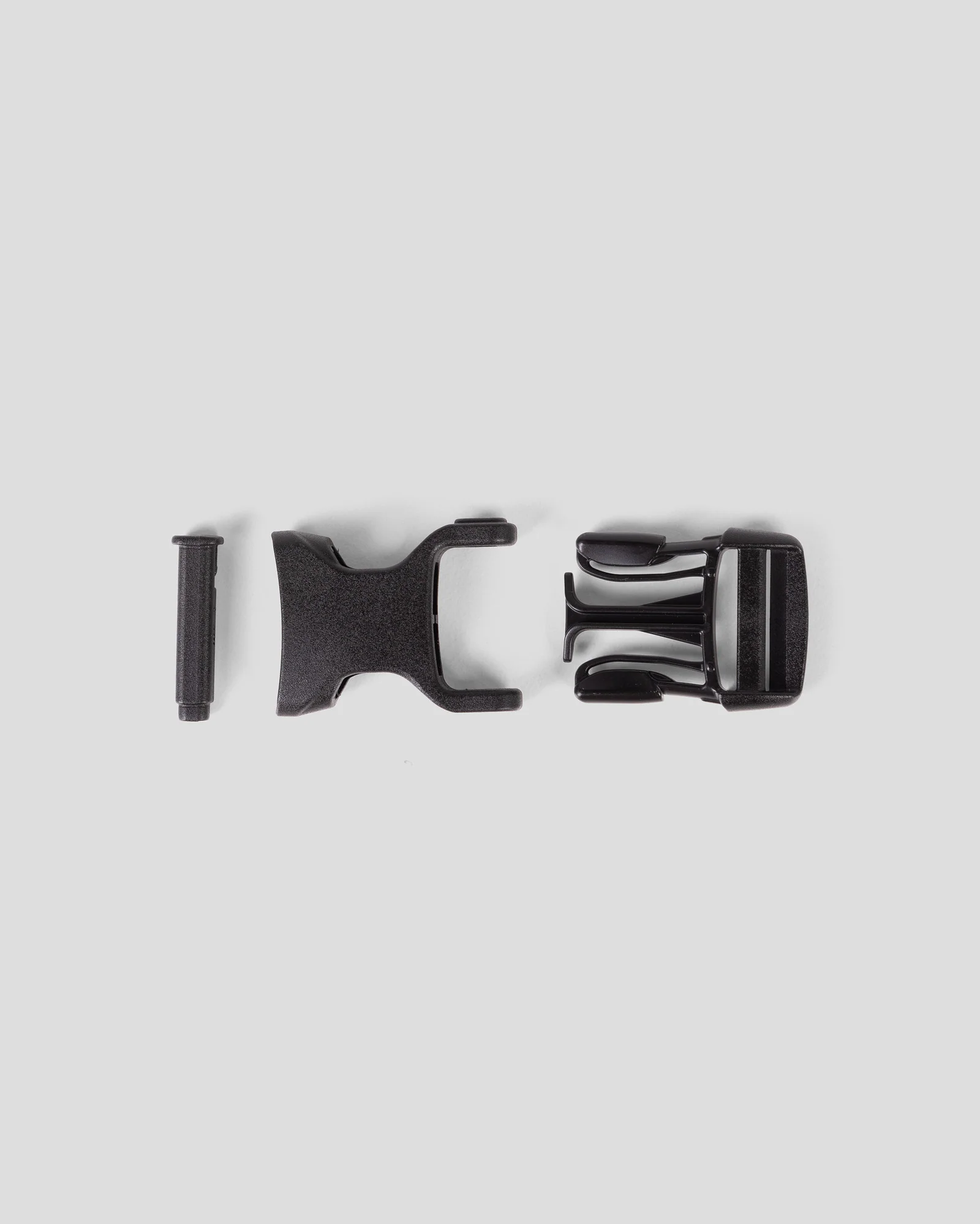 20mm Buckle Repair Kit - Single Adjust - Black - Image 3