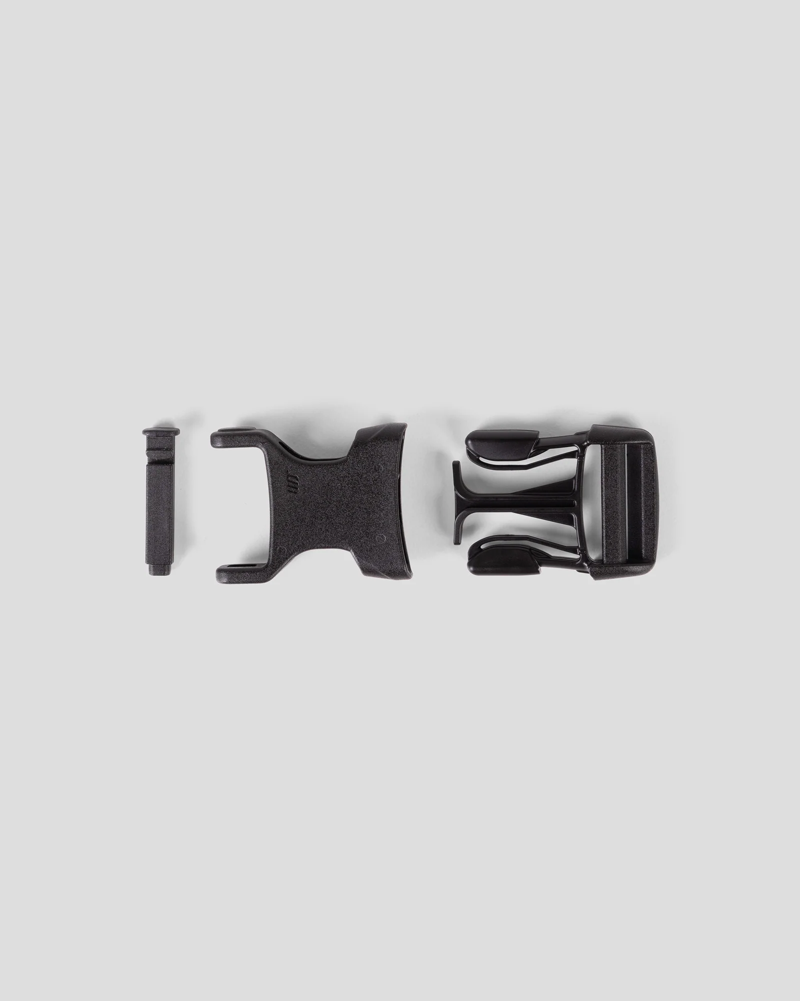 25mm Buckle Repair Kit - Single Adjust - Black - Image 3