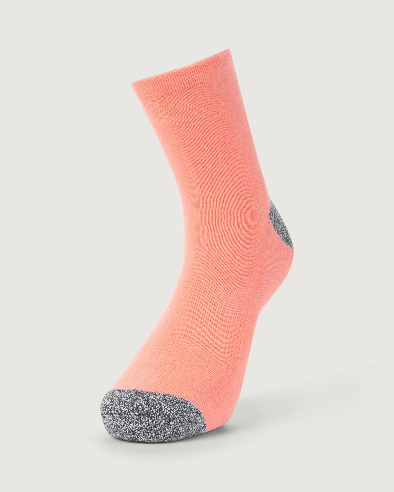 Accion driMOTION Quarter Crew Socks - 2 Pack - White/Blush Pink - Image 5