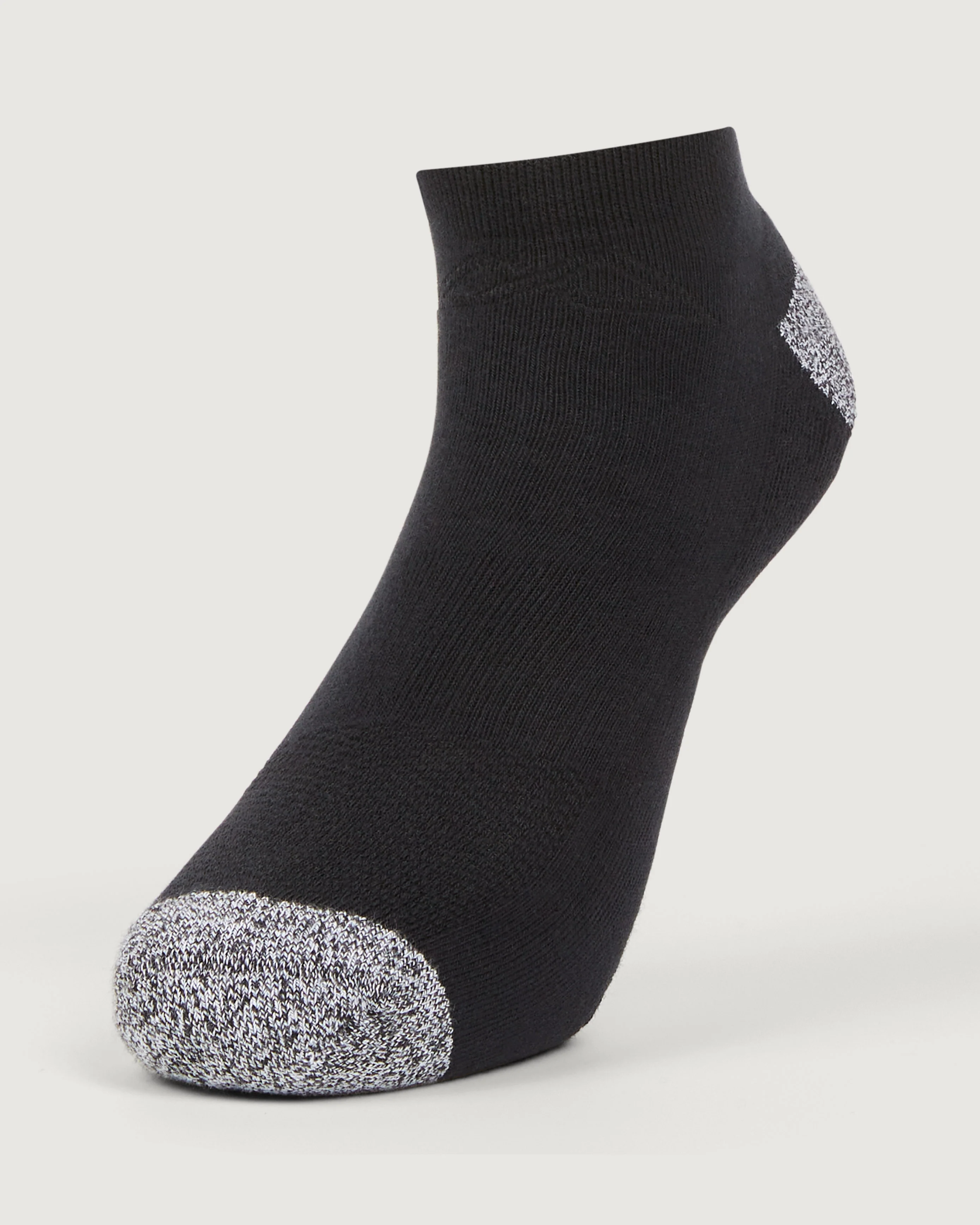 Accion driMOTION Low Cut Socks - 3 Pack - Black/White/Blush Pink - Image 6