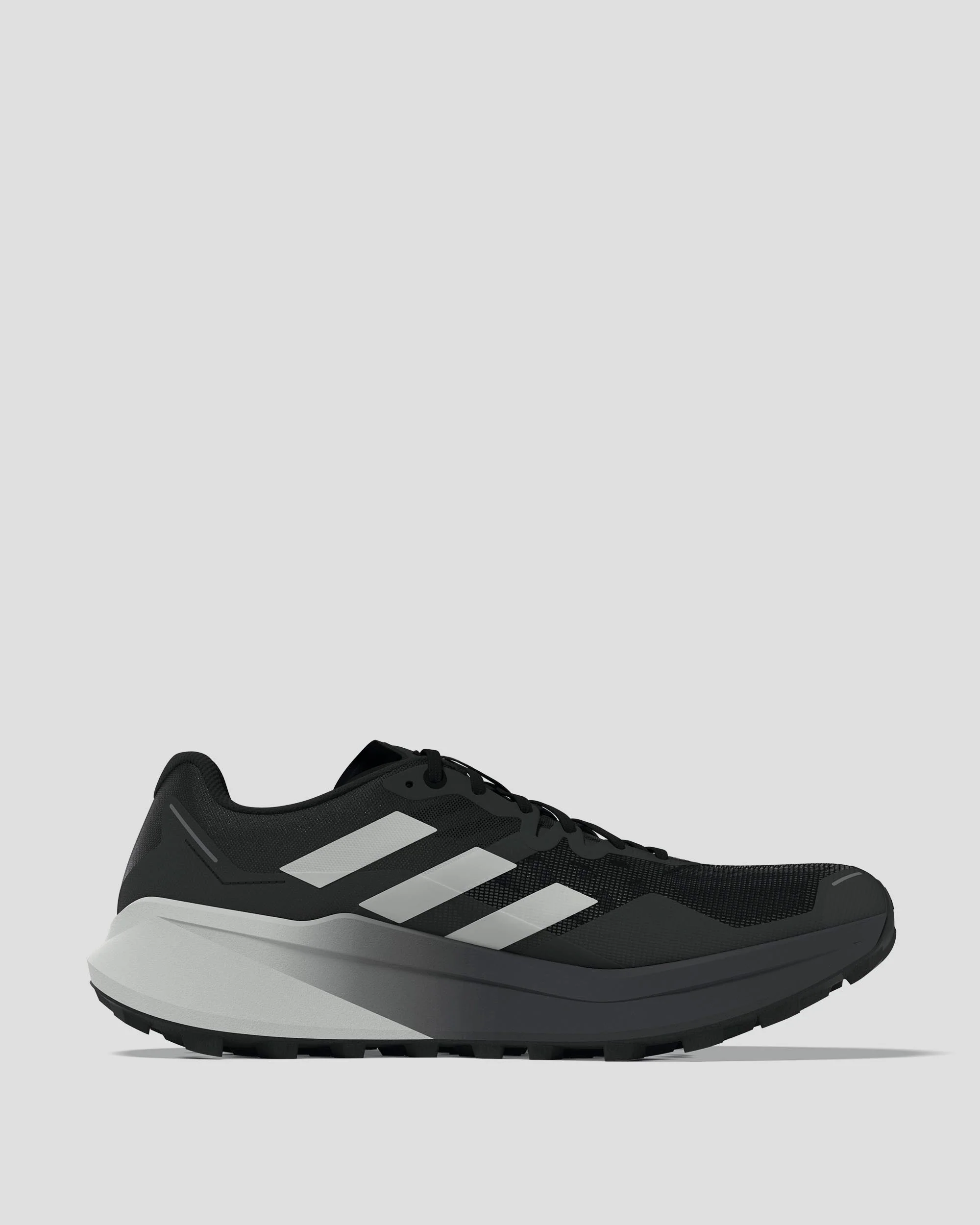 Men's Adidas Terrex Agravic 3 Shoes - Black/Grey - Image 7