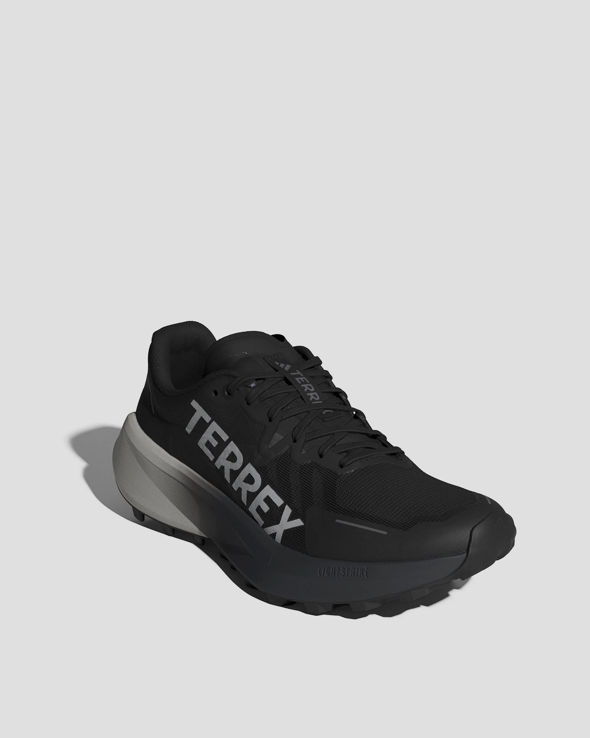 Women's Adidas Terrex Agravic 3 Shoes - Black/Grey - Image 6