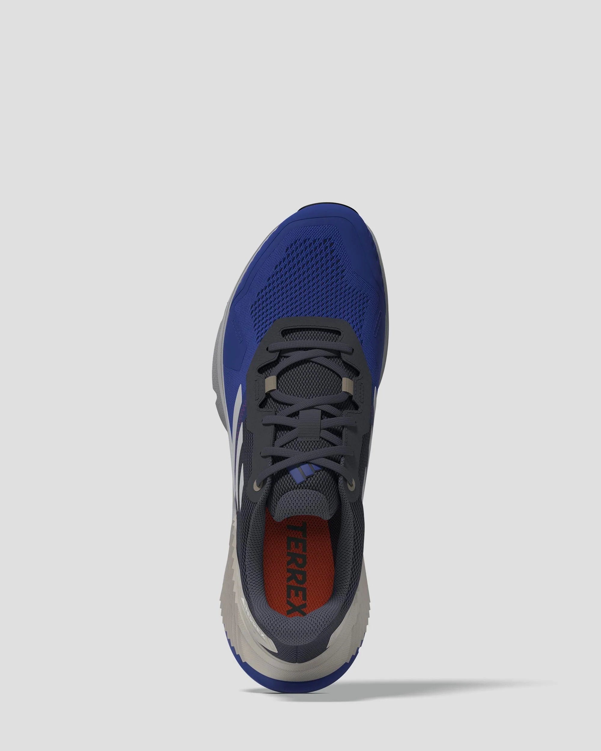 Men's Adidas Terrex Soulstride 2 Shoes - Blue/Grey - Image 5