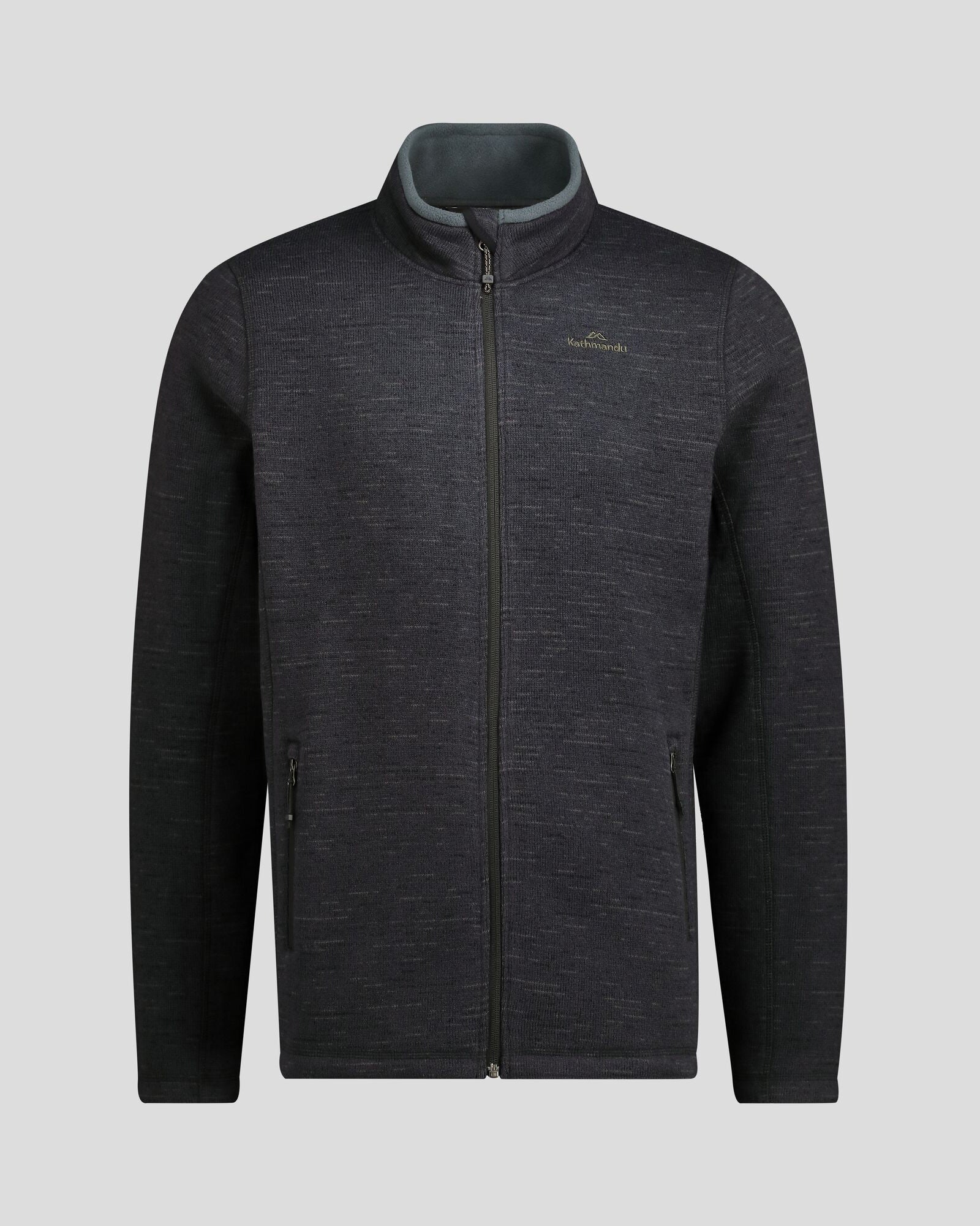 Men's Aikman Fleece Jacket - Black Marle - Image 8