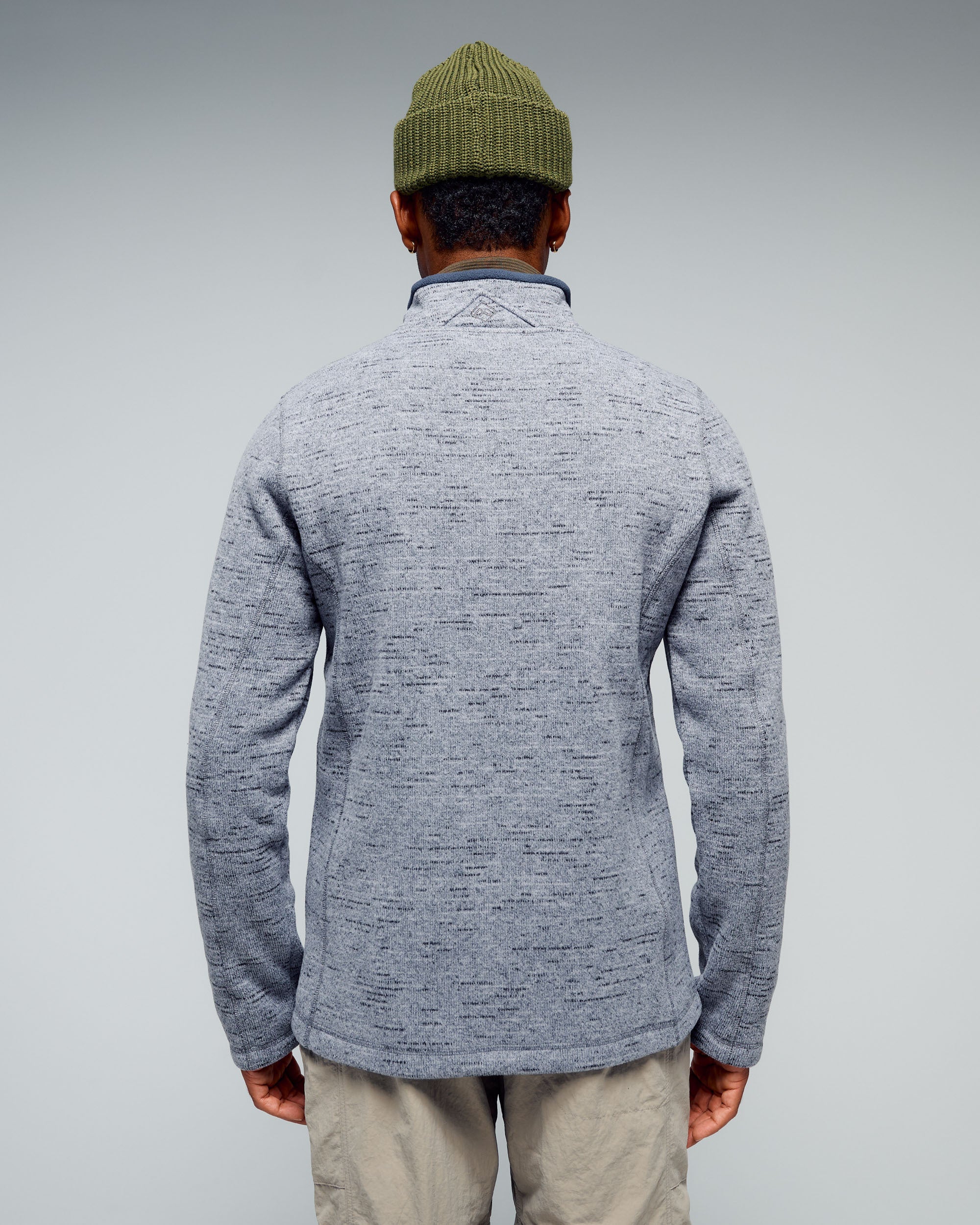 Men's Aikman Fleece Jacket - Steel Grey Marle - Image 5