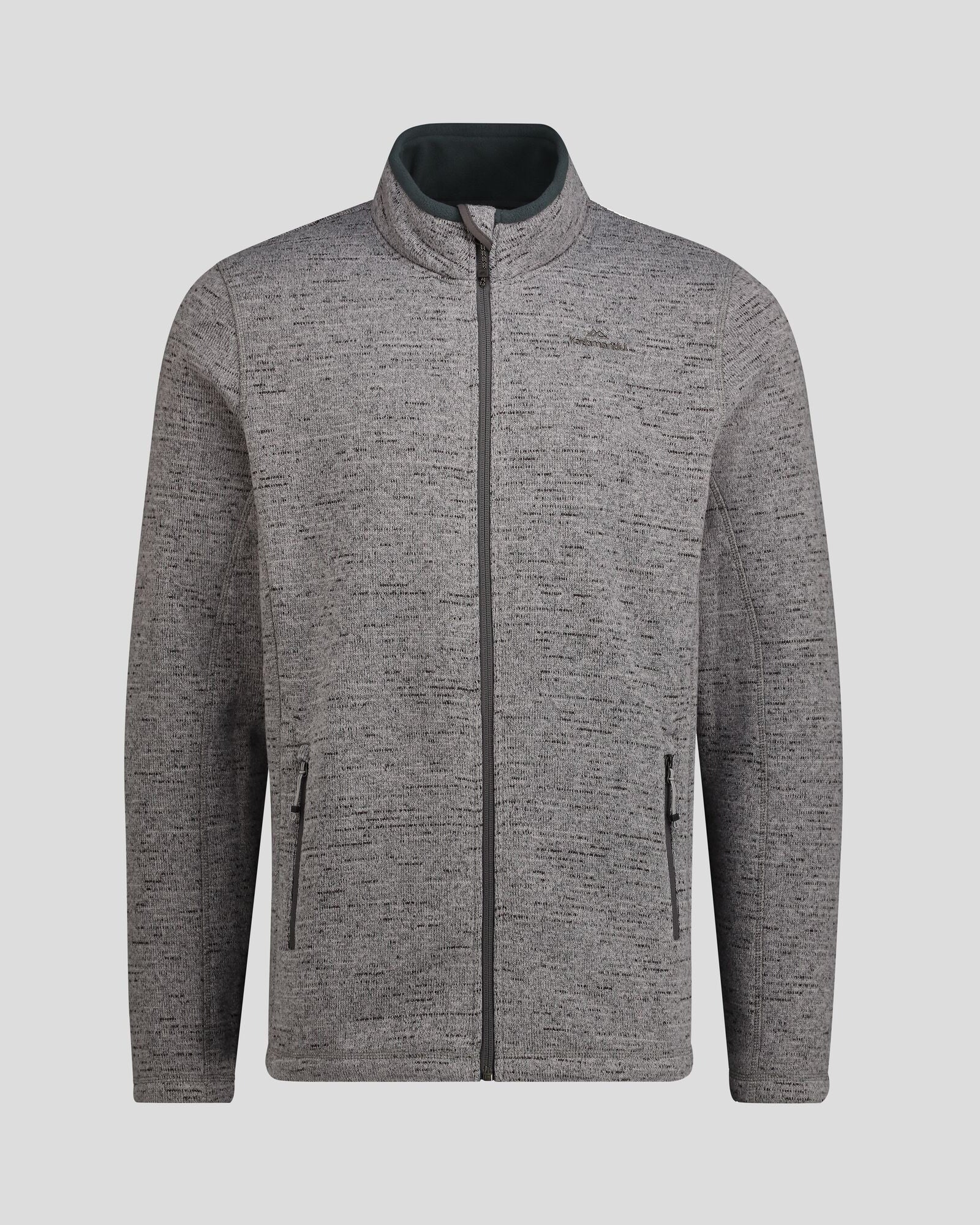 Men's Aikman Fleece Jacket - Steel Grey Marle - Image 6