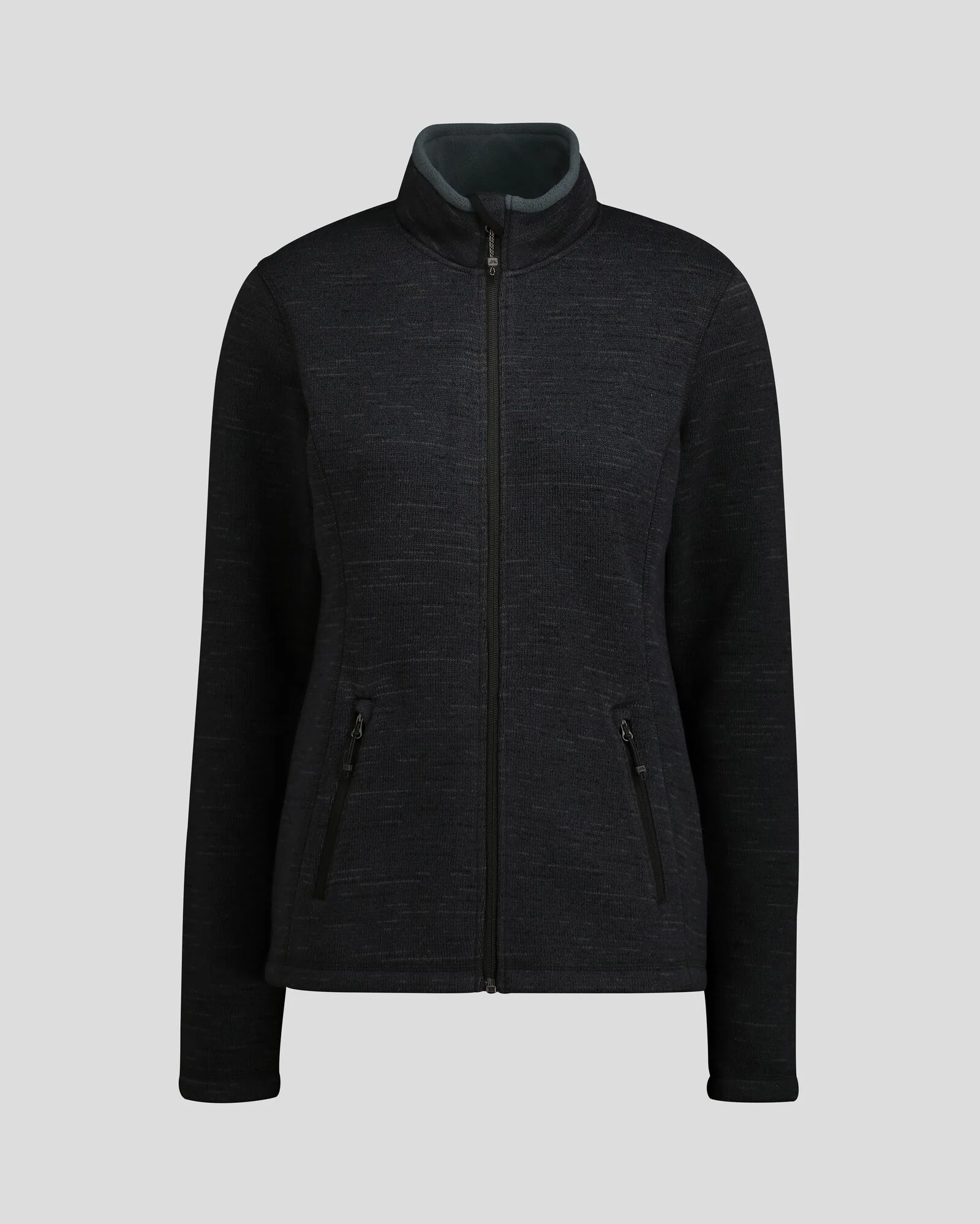 Women's Aikman Fleece Jacket - Black Marle - Image 7