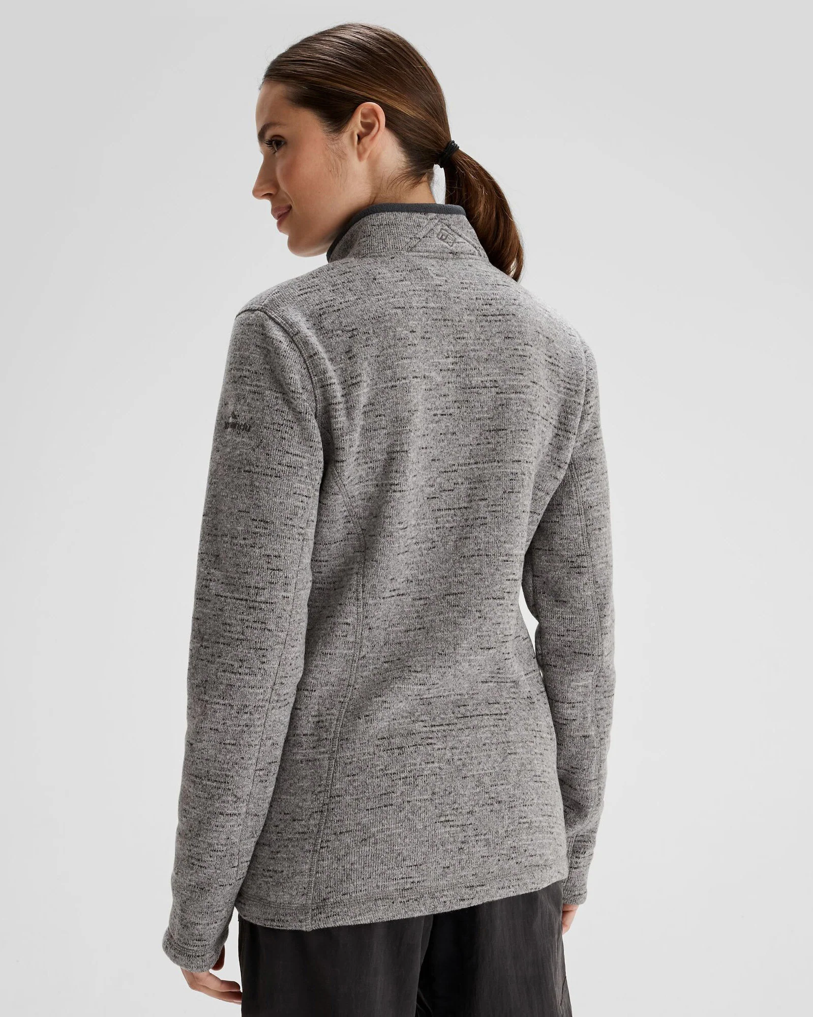 Women's Aikman Fleece Jacket - Steel Grey Marle - Image 5