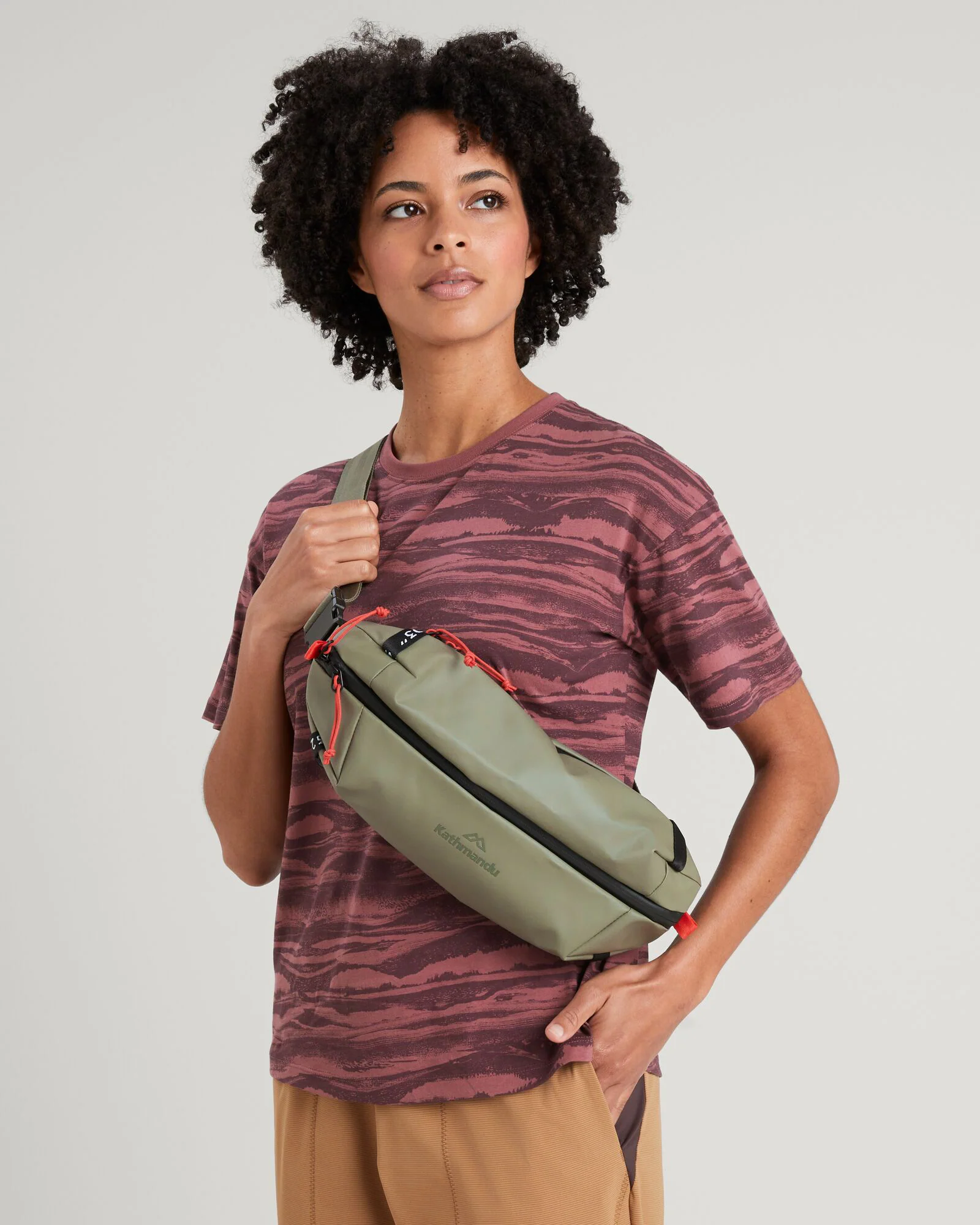 Amphi Cross Body Bag - Beech - Image 3
