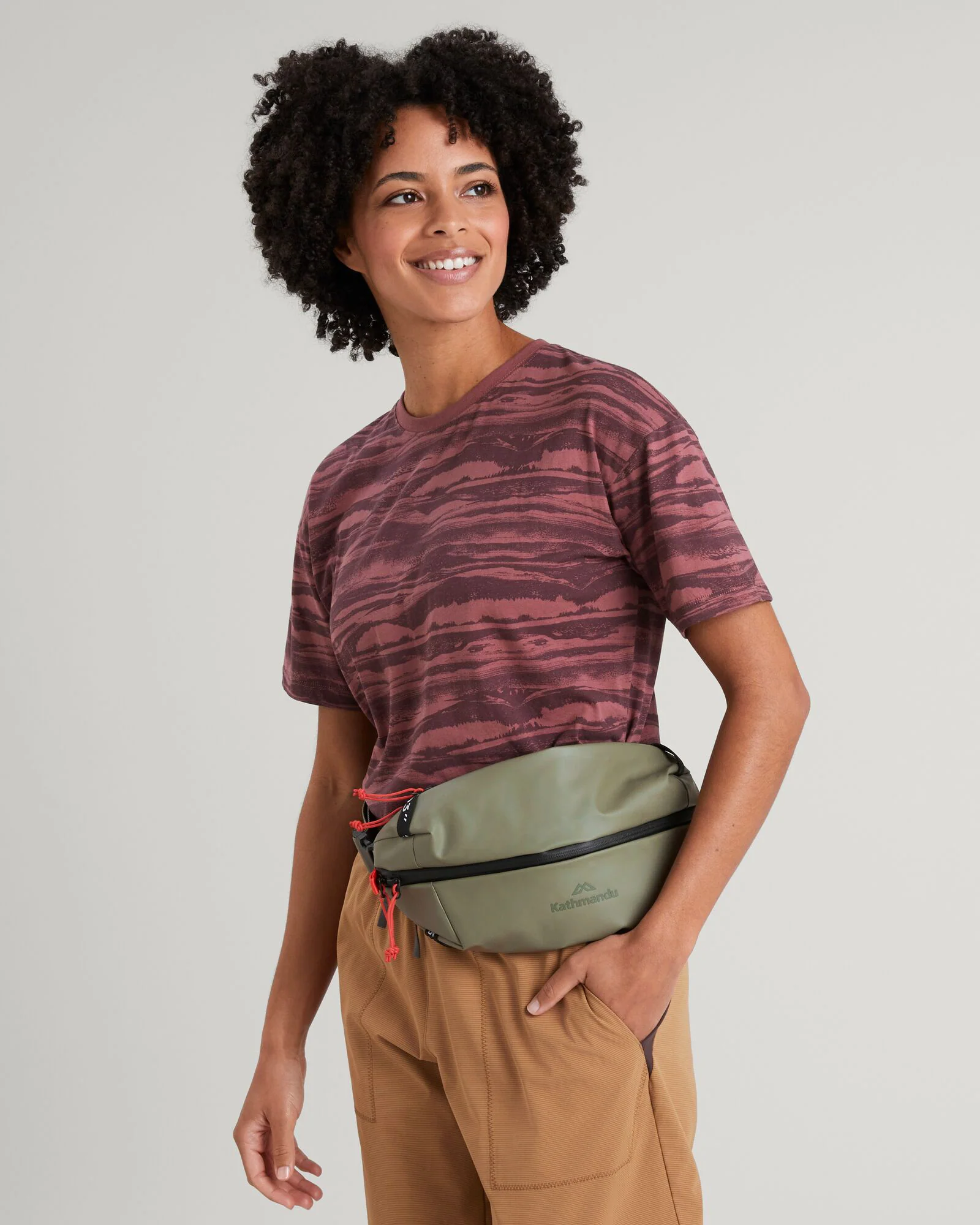 Amphi Cross Body Bag - Beech - Image 5