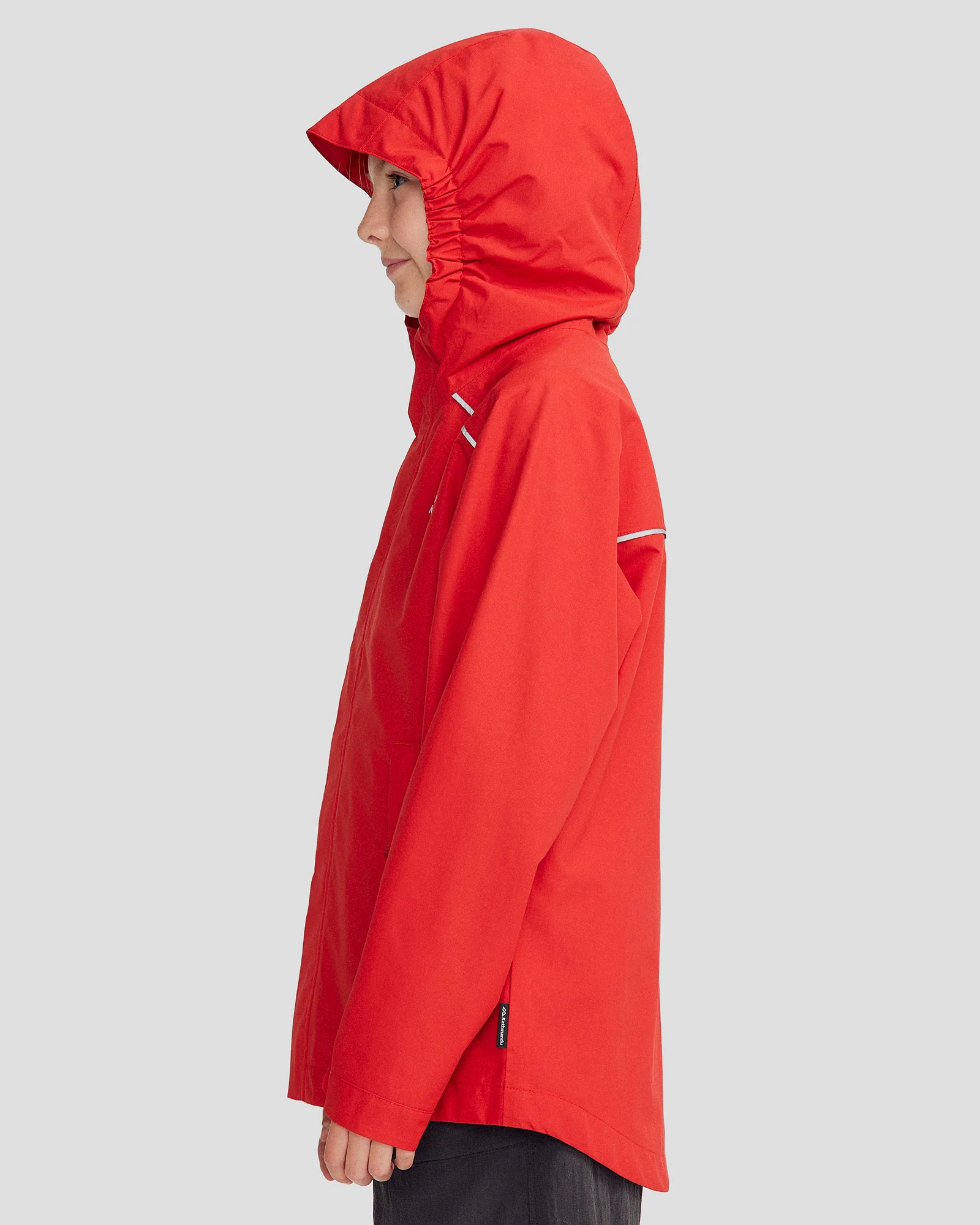 Youth Andulo 2L Rain Jacket - Spicy Chilli Pepper - Image 3