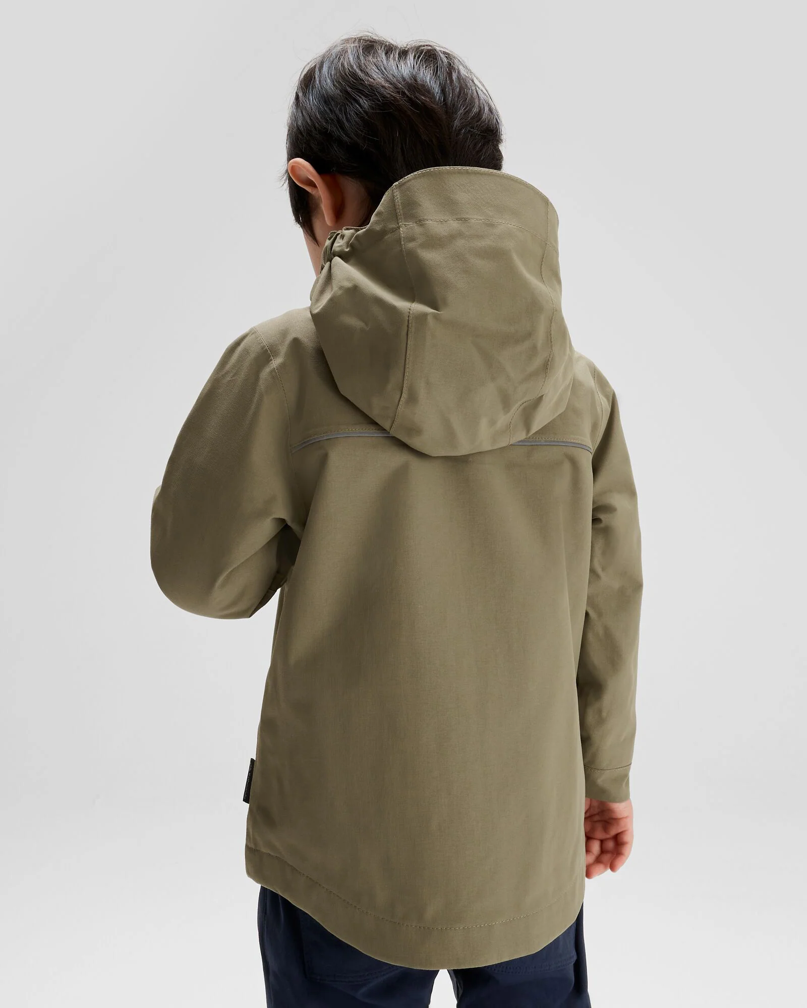 Kids' Andulo 2-layer Rain Jacket - Beech - Image 4