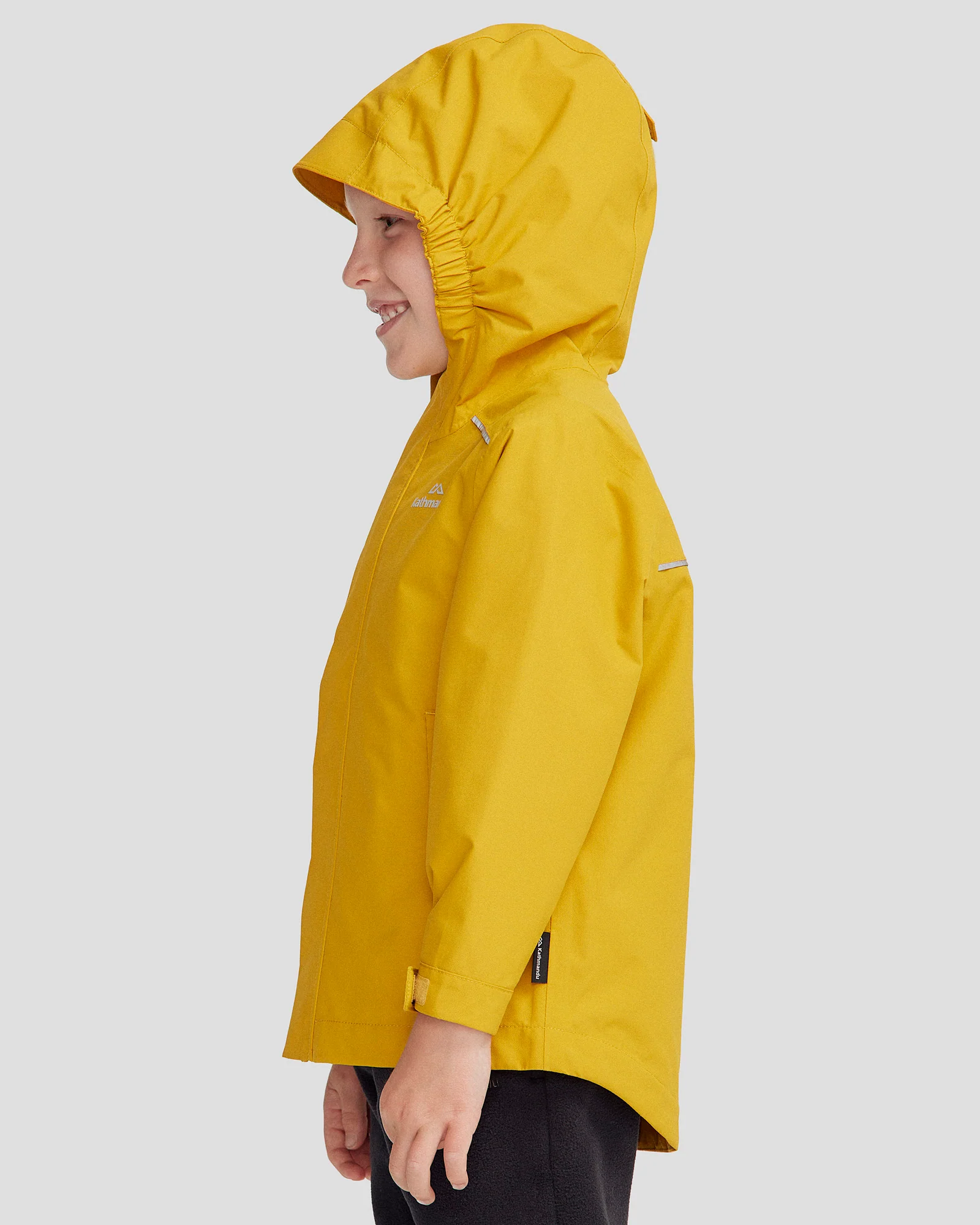 Kids' Andulo 2-layer Rain Jacket - Golden - Image 3