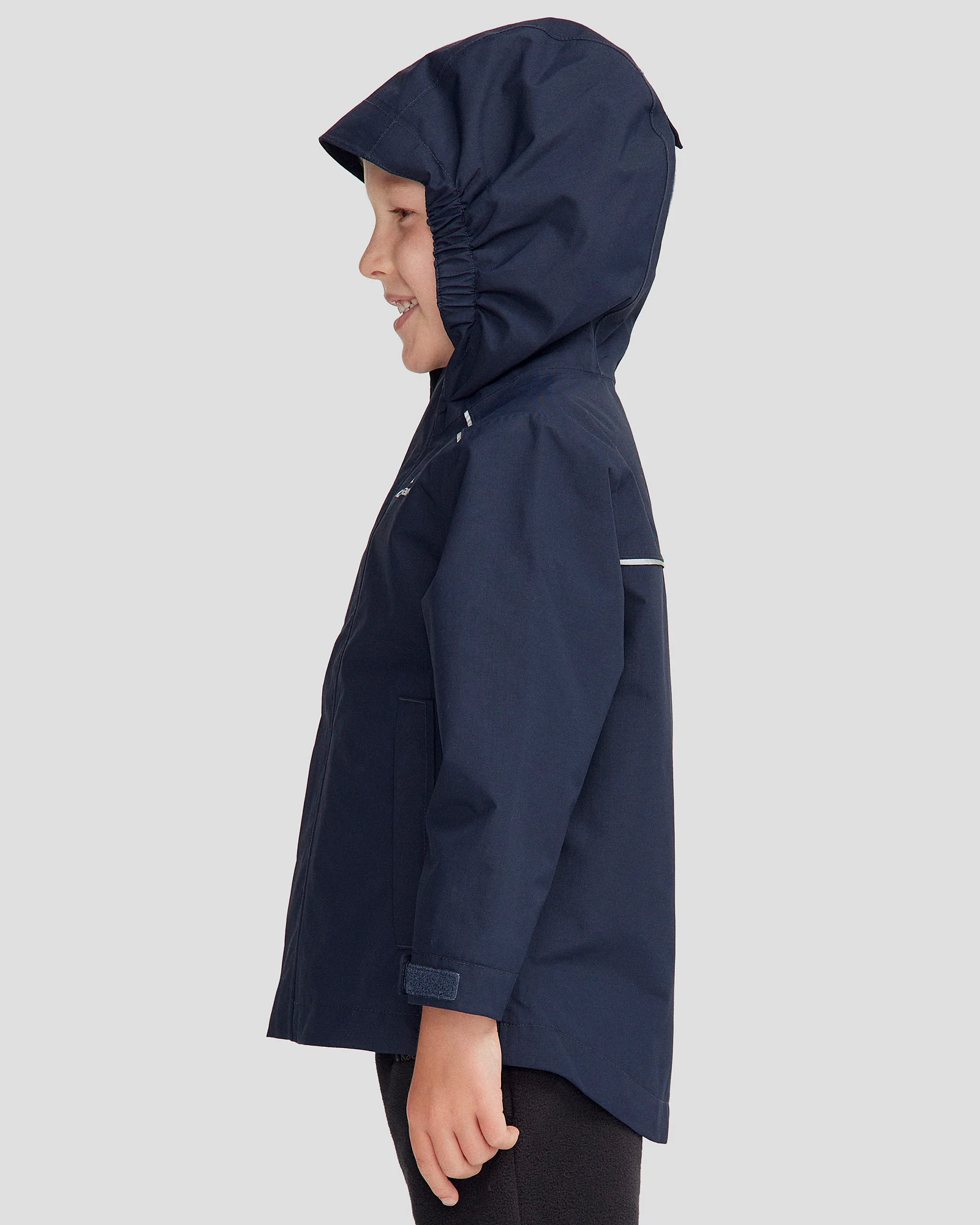 Kids' Andulo 2-layer Rain Jacket - Pure Navy - Image 3