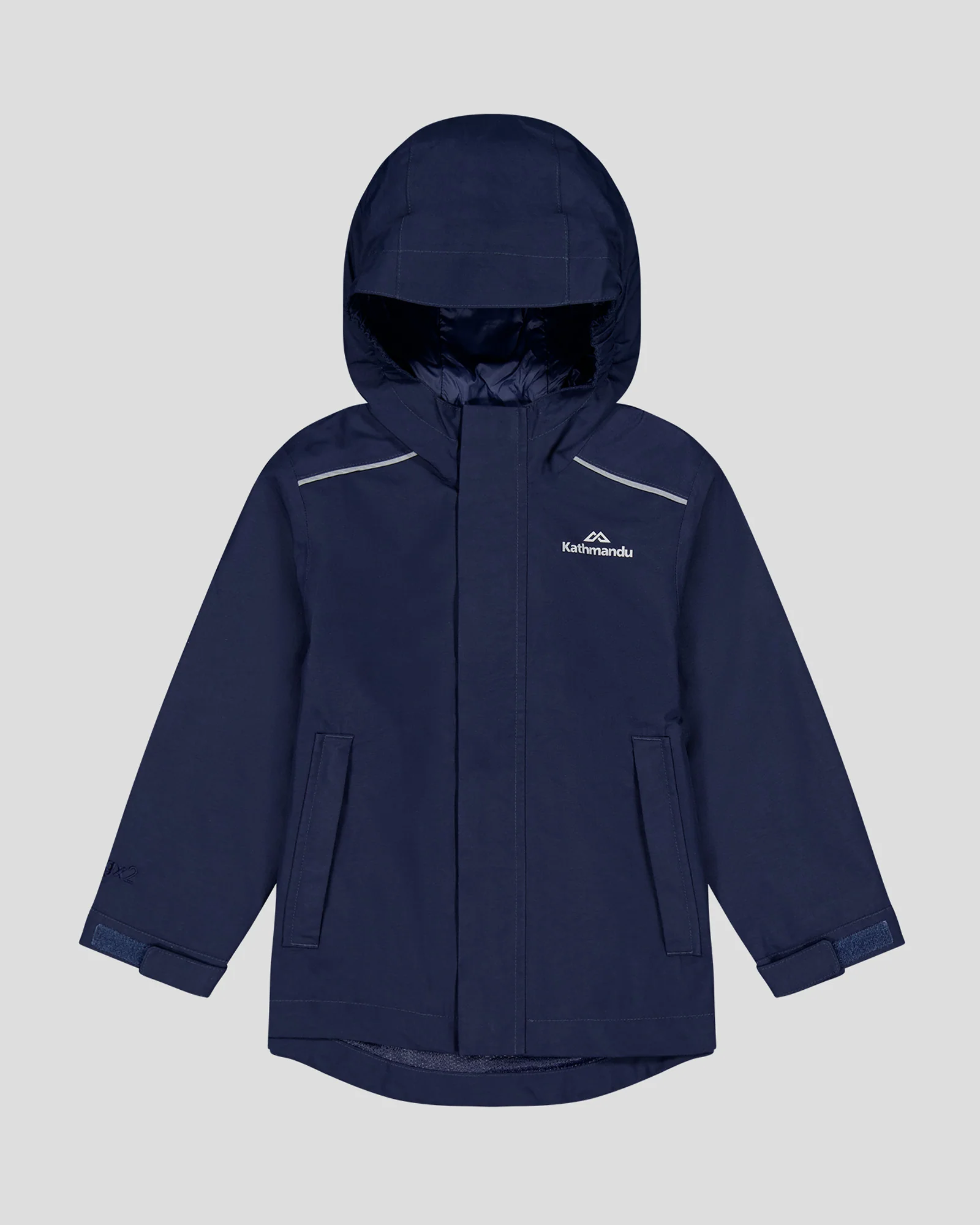 Kids' Andulo 2-layer Rain Jacket - Pure Navy - Image 5