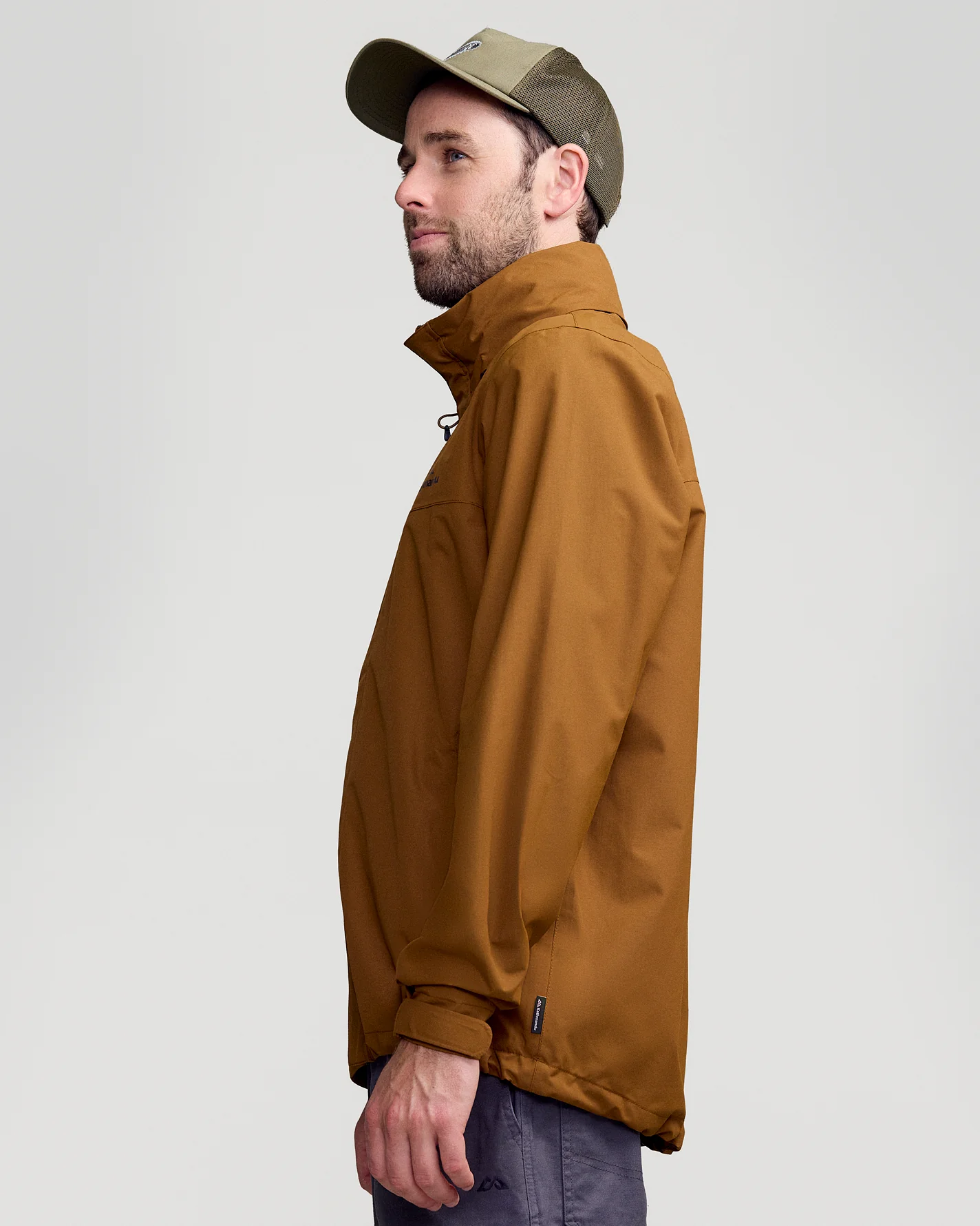 Men's Andulo 2-layer Rain Jacket - Bark - Image 4
