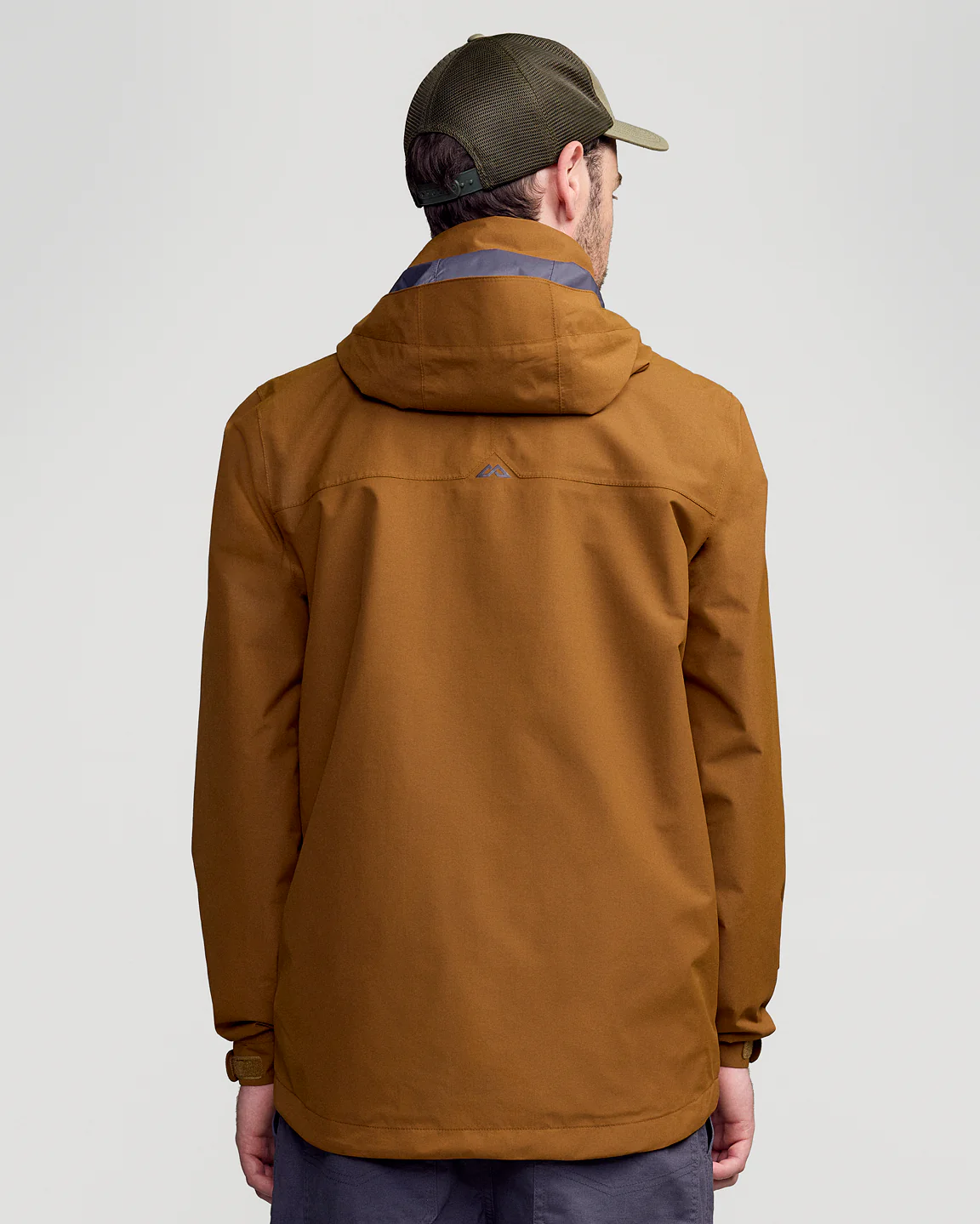 Men's Andulo 2-layer Rain Jacket - Bark - Image 5