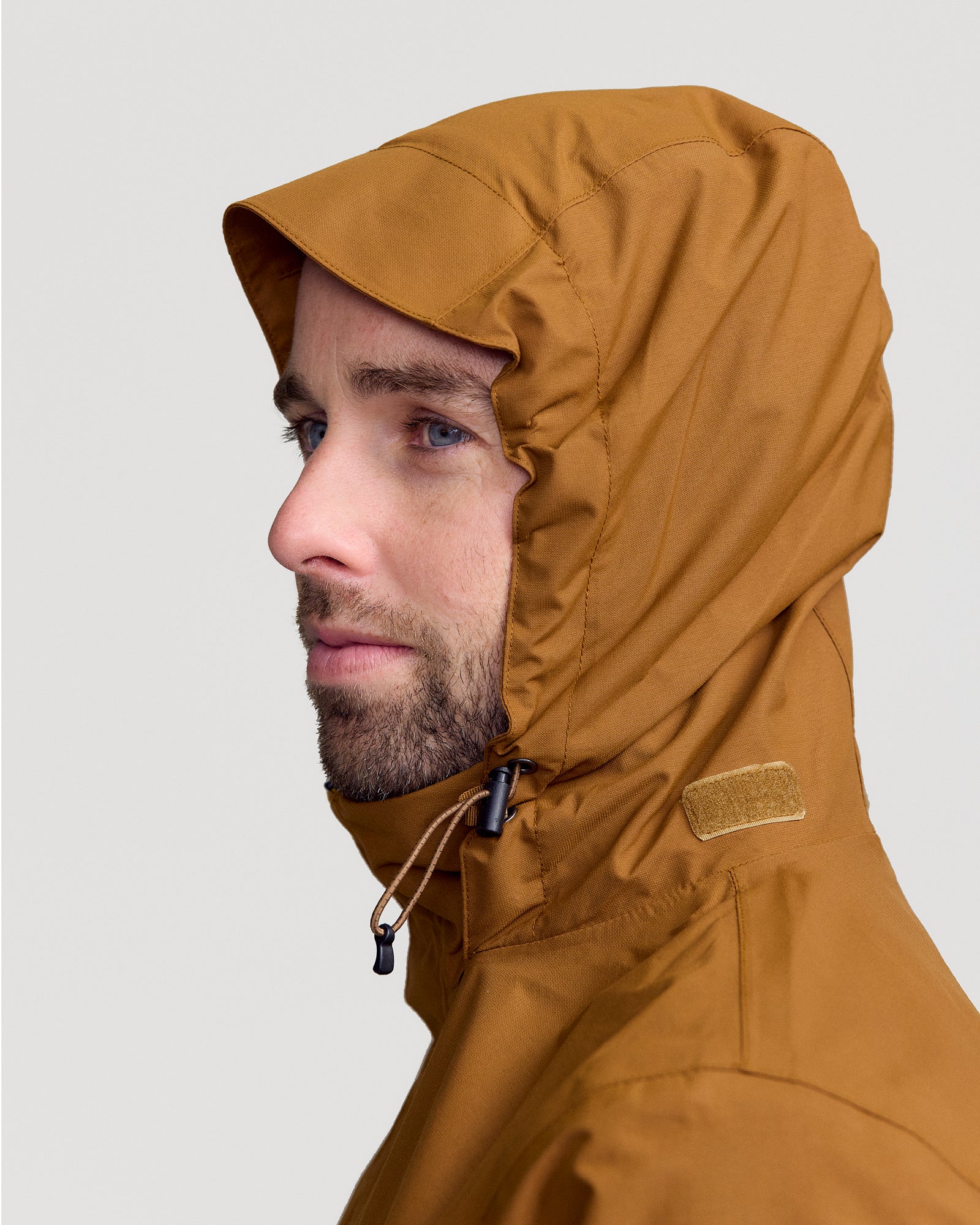 Men's Andulo 2-layer Rain Jacket - Bark - Image 6