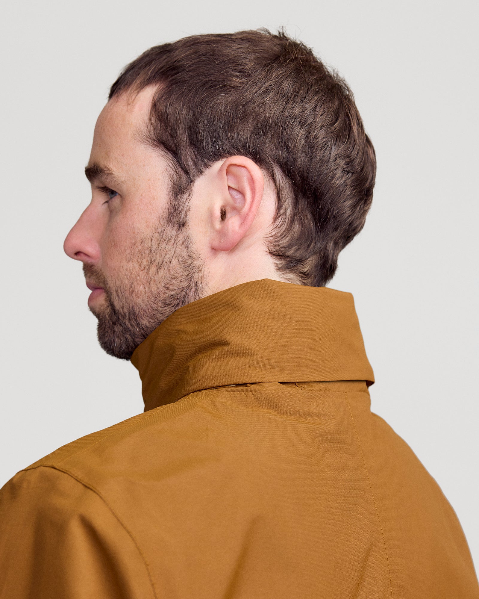 Men's Andulo 2-layer Rain Jacket - Bark - Image 7