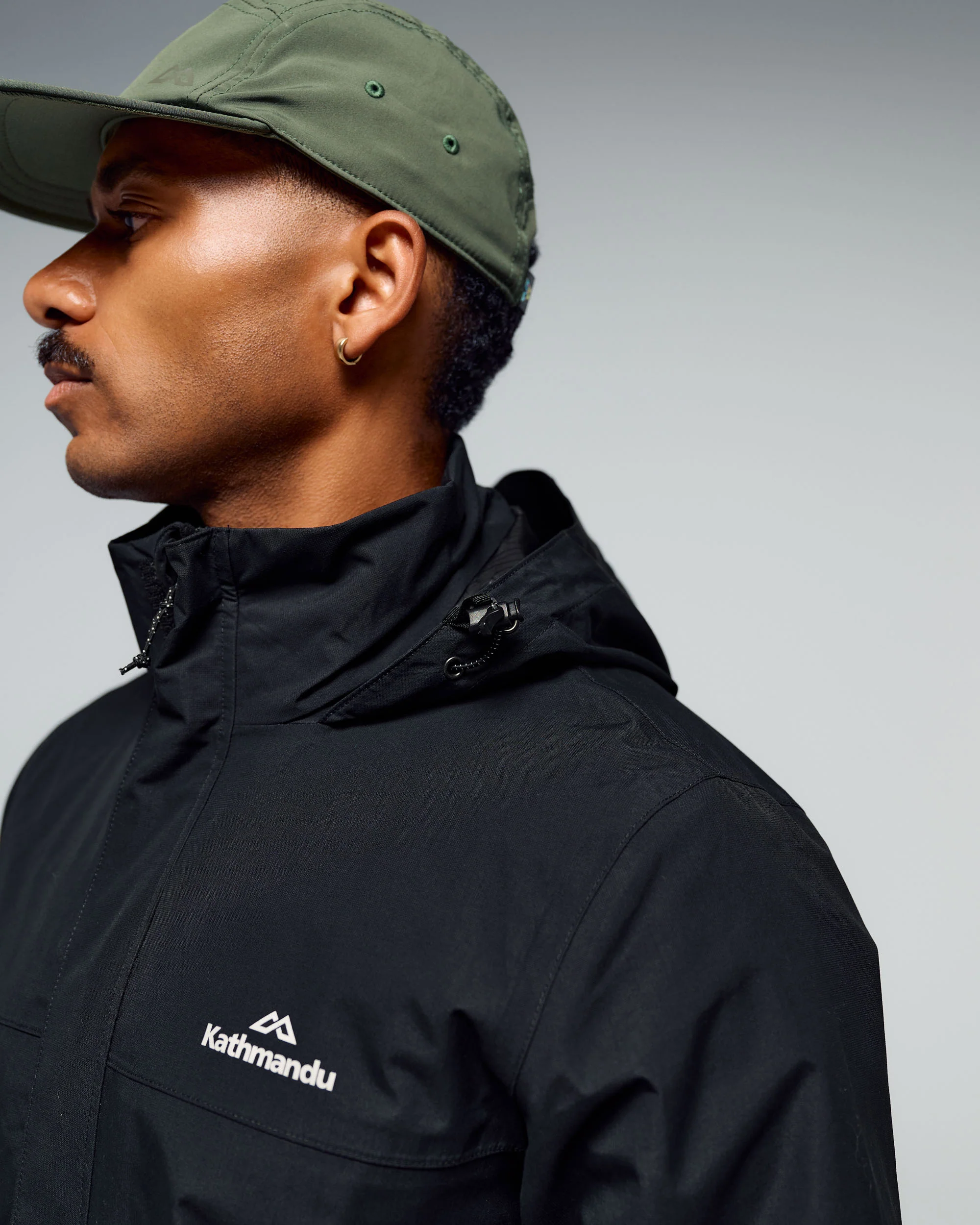 Men's Andulo 2-layer Rain Jacket - Black - Image 6