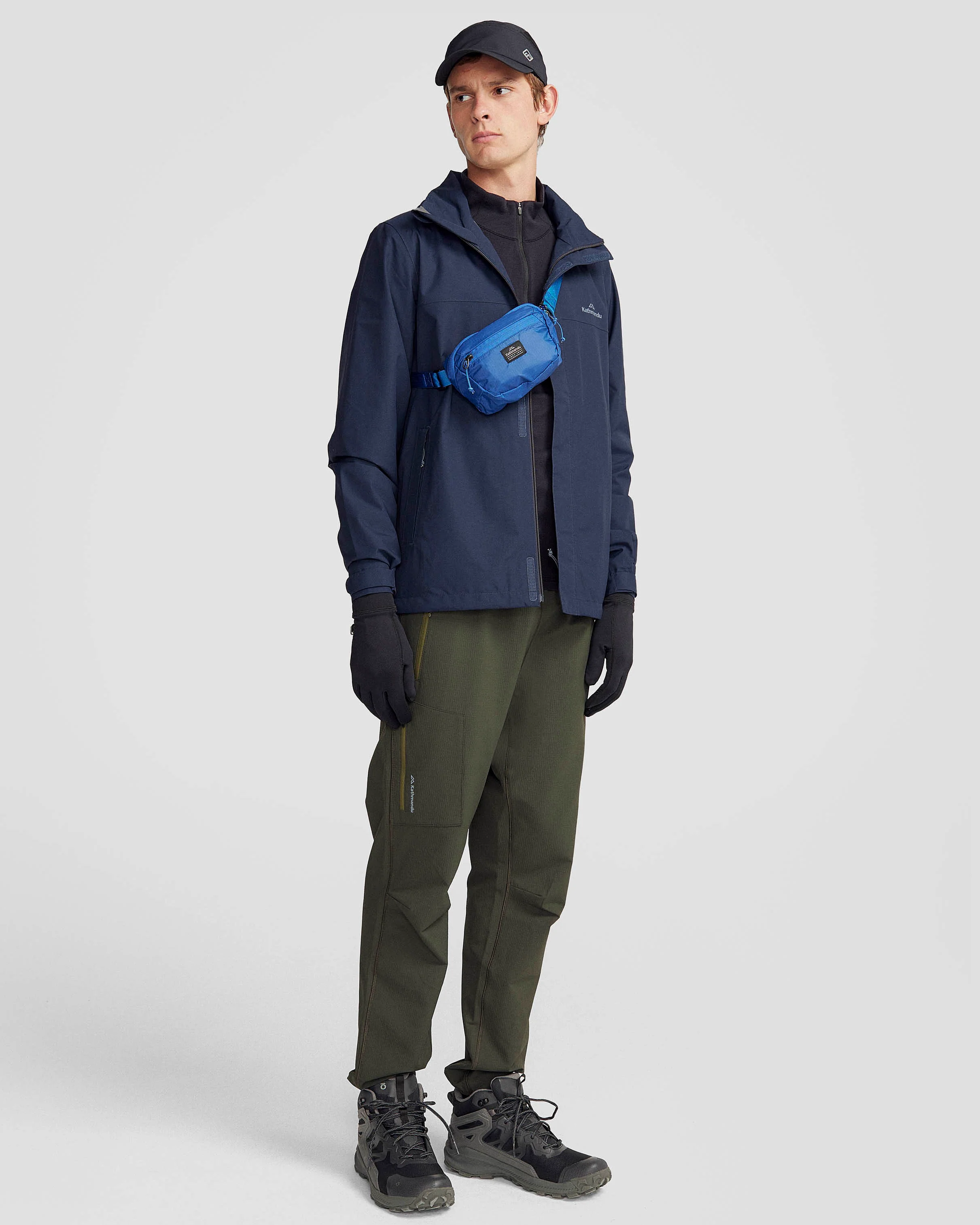 Men's Andulo 2-layer Rain Jacket - Pure Navy - Image 2