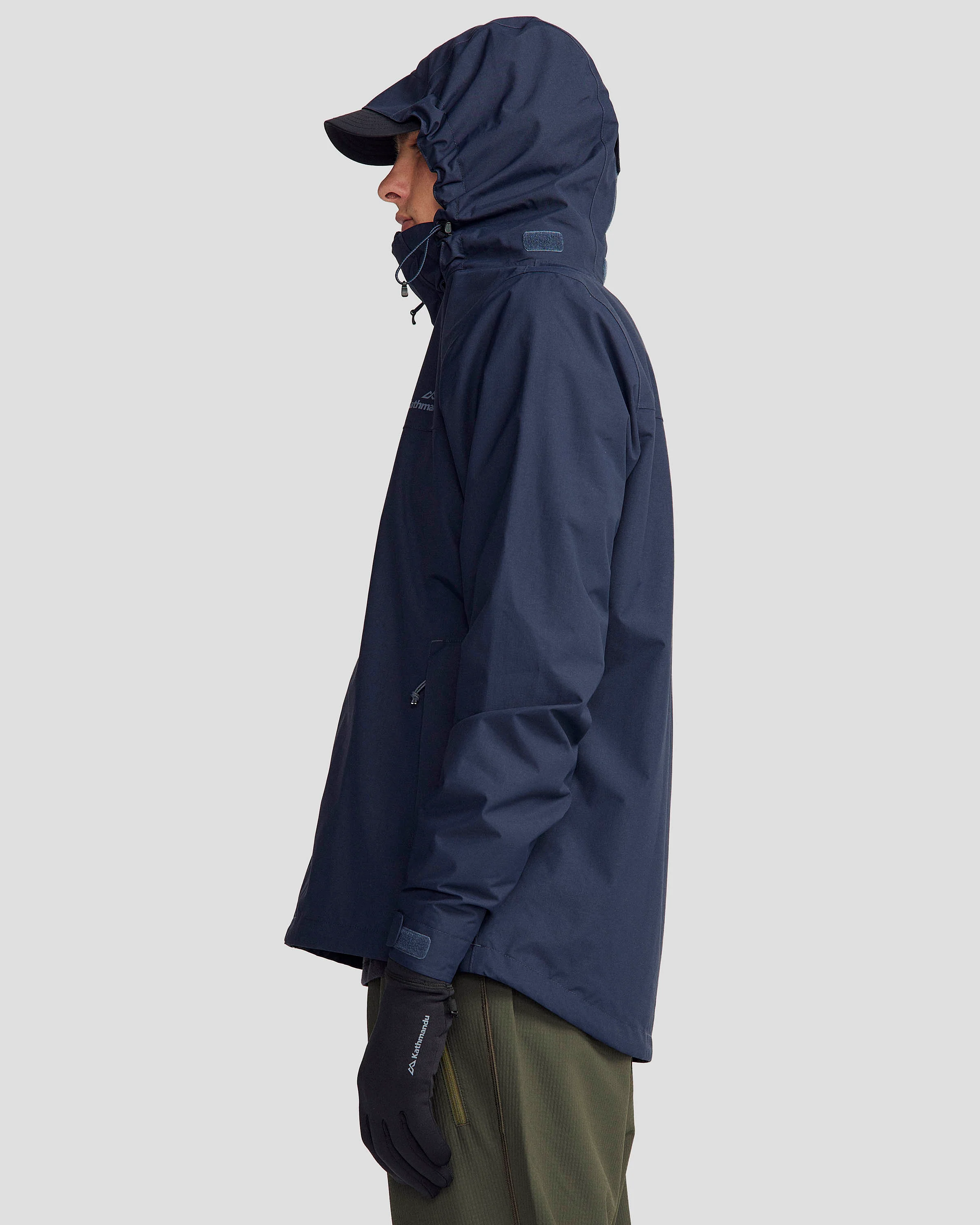 Men's Andulo 2-layer Rain Jacket - Pure Navy - Image 3