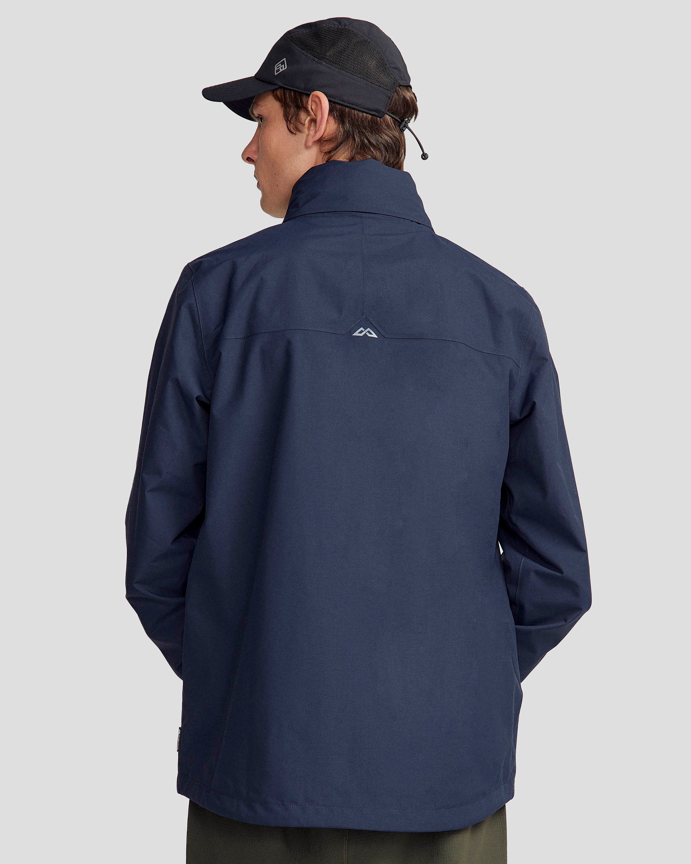 Men's Andulo 2-layer Rain Jacket - Pure Navy - Image 4