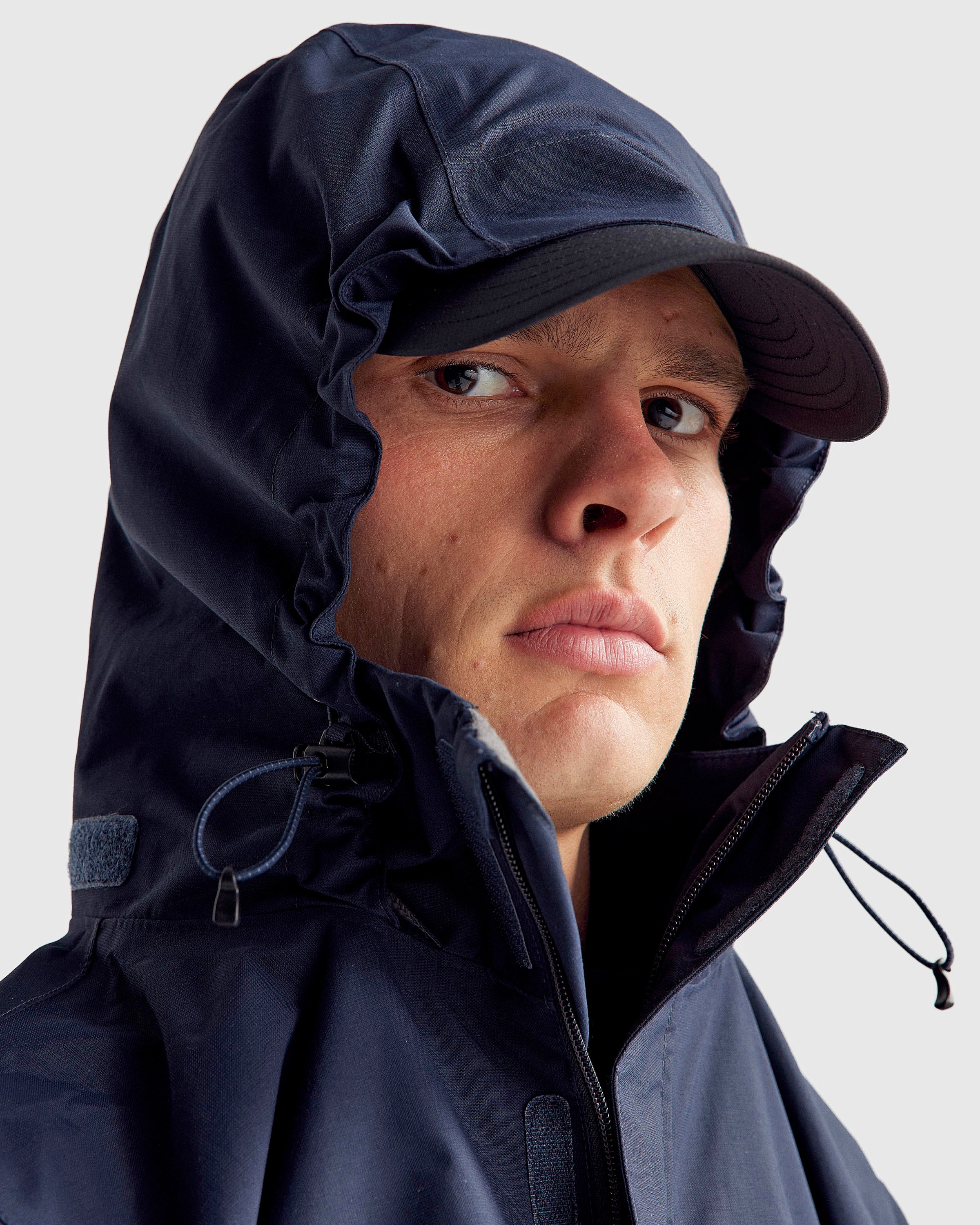 Men's Andulo 2-layer Rain Jacket - Pure Navy - Image 5