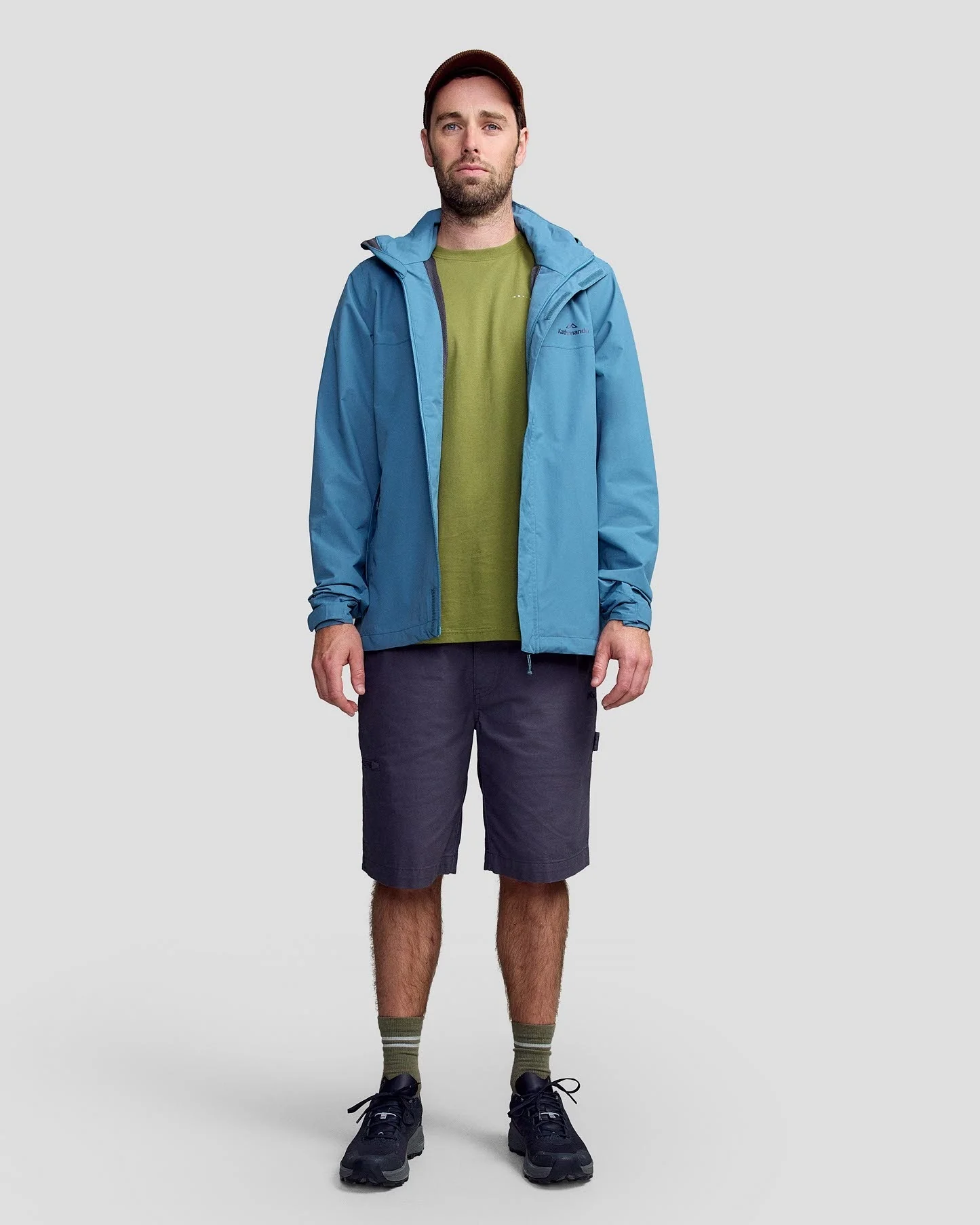 Men's Andulo Rain Jacket v3 - Washed Blue - Image 2