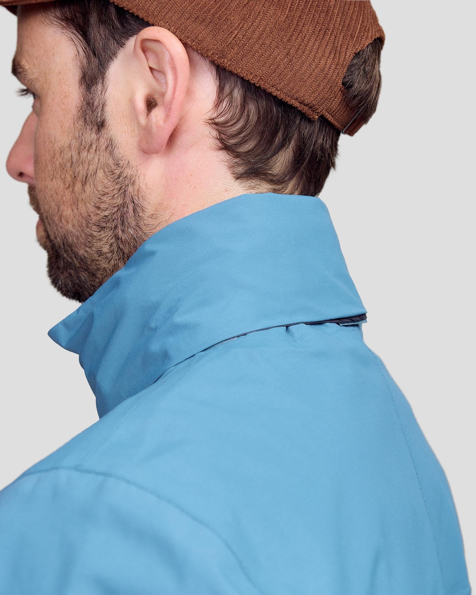 Men's Andulo Rain Jacket v3 - Washed Blue - Image 3
