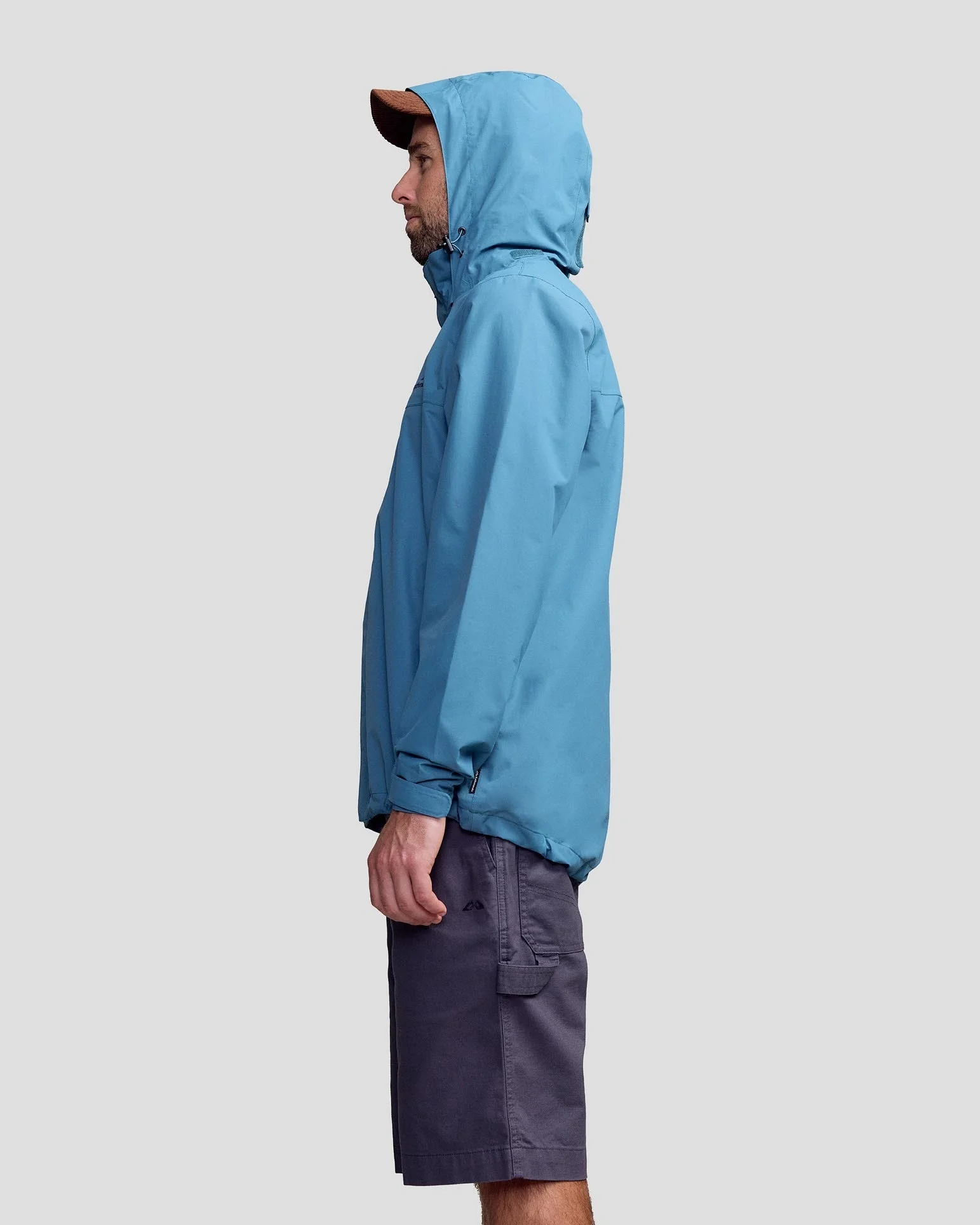 Men's Andulo Rain Jacket v3 - Washed Blue - Image 4
