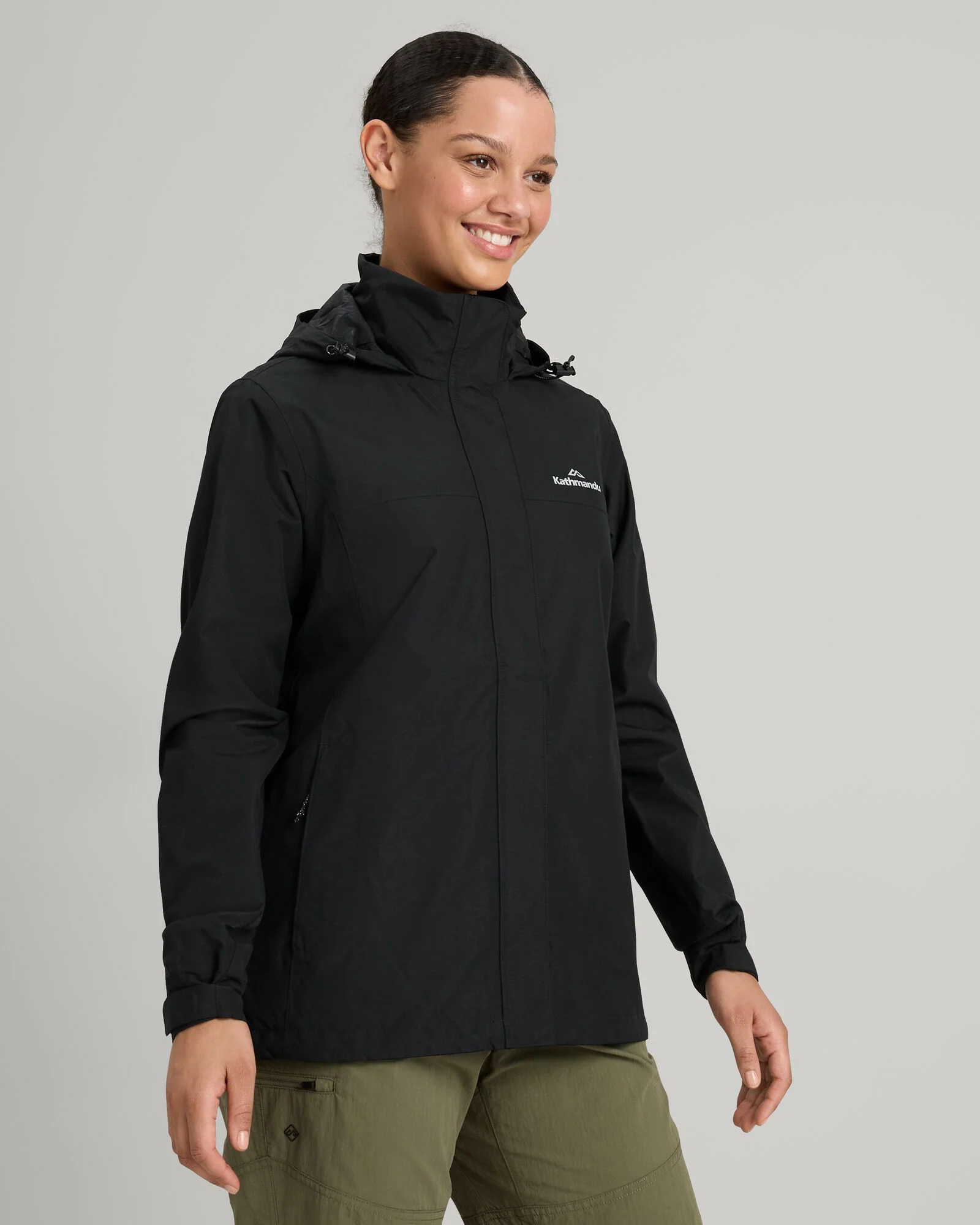 Women's Andulo 2-layer Rain Jacket - Black - Image 3