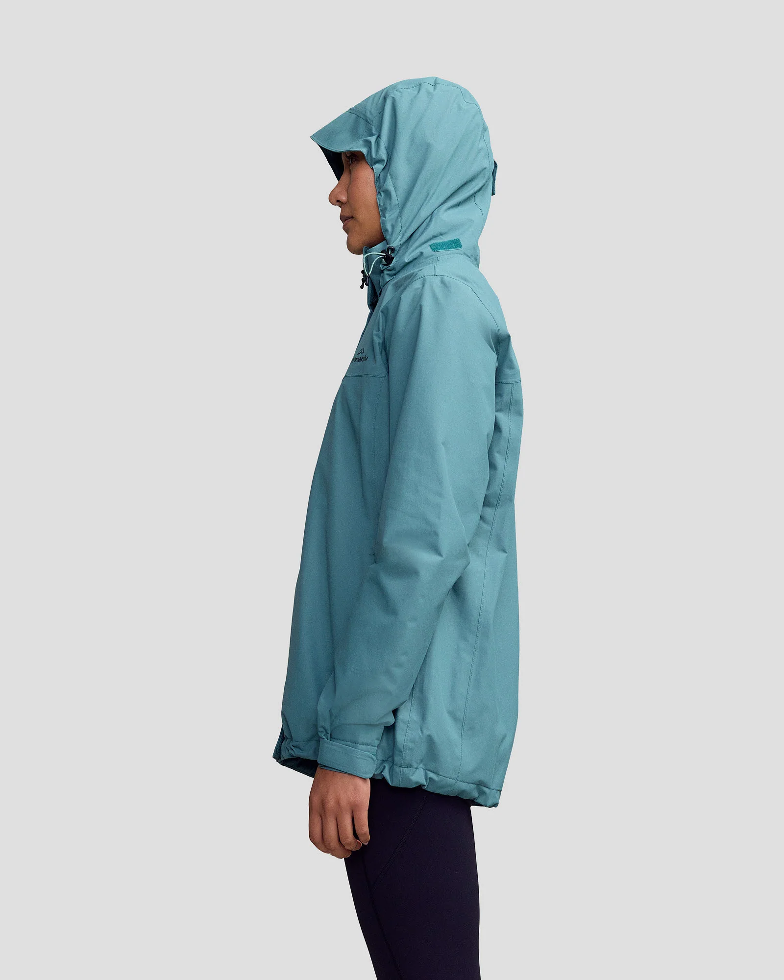 Women's Andulo Rain Jacket v3 - Light Forest - Image 5
