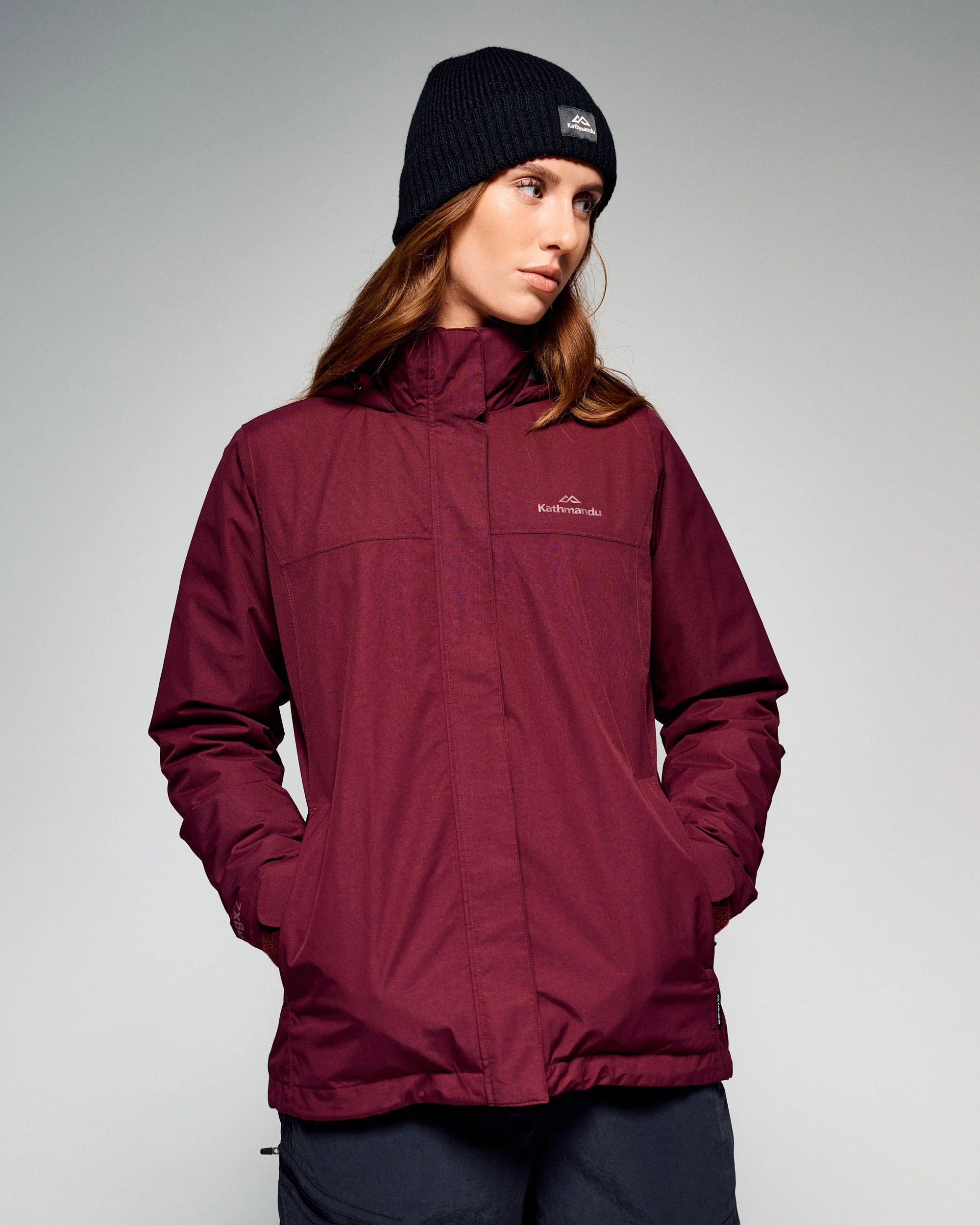 Women's Andulo Rain Jacket v3 - Mulberry - Image 2