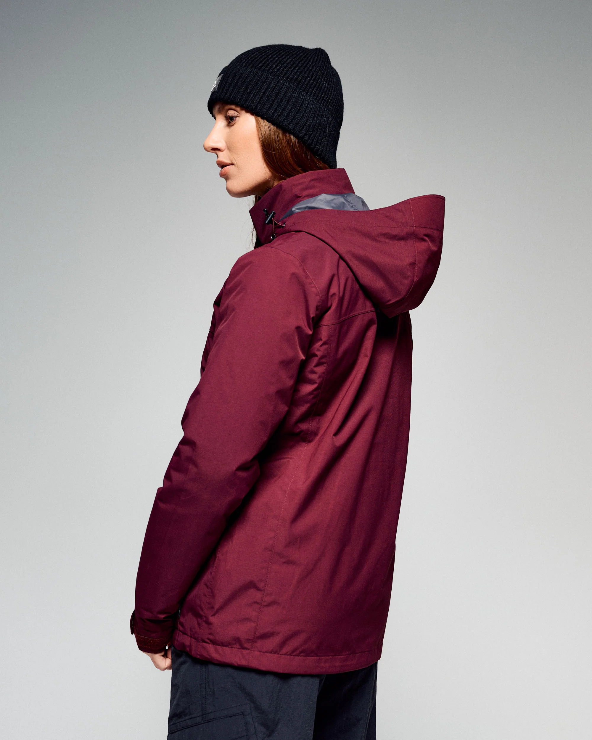 Women's Andulo Rain Jacket v3 - Mulberry - Image 4