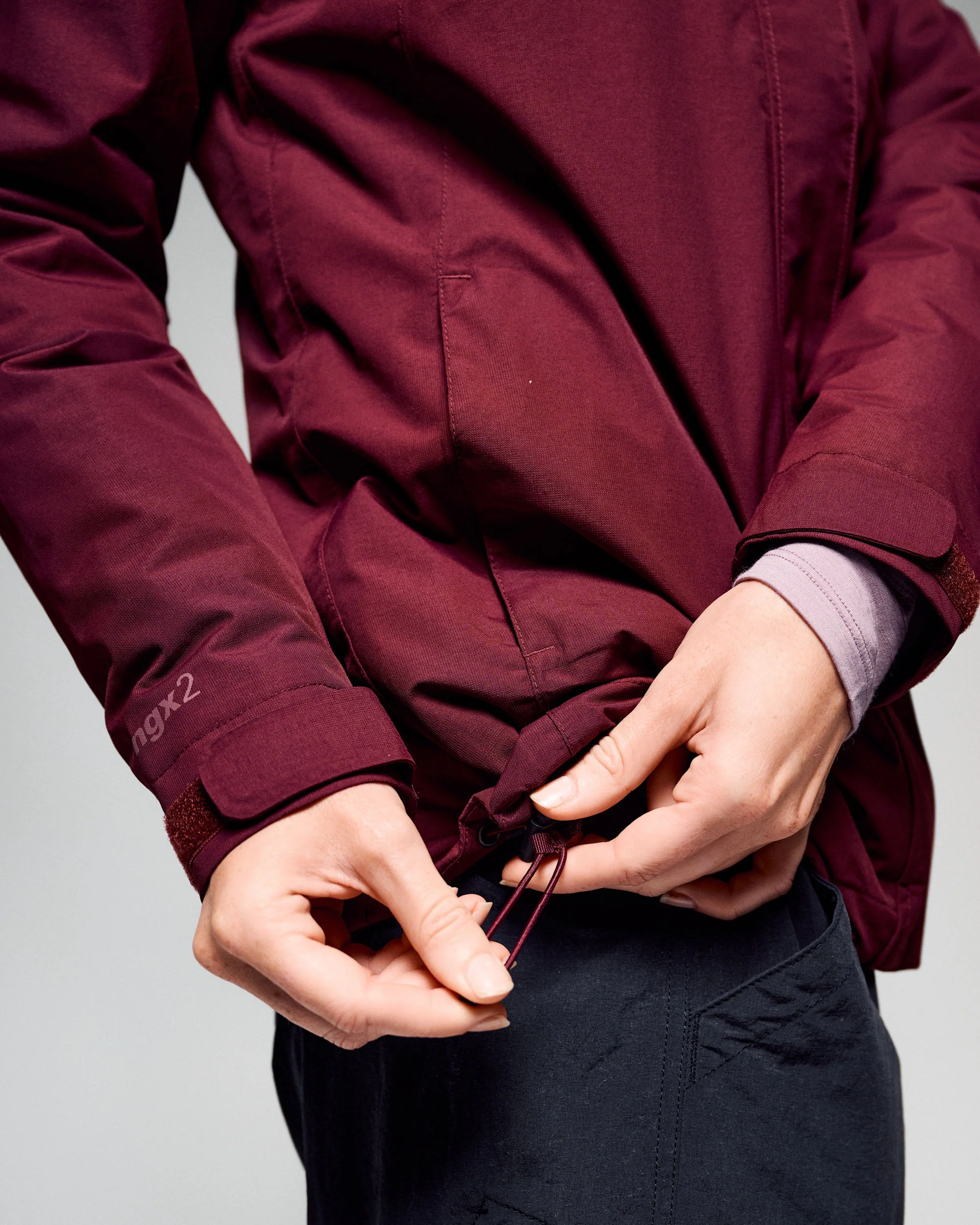 Women's Andulo Rain Jacket v3 - Mulberry - Image 7
