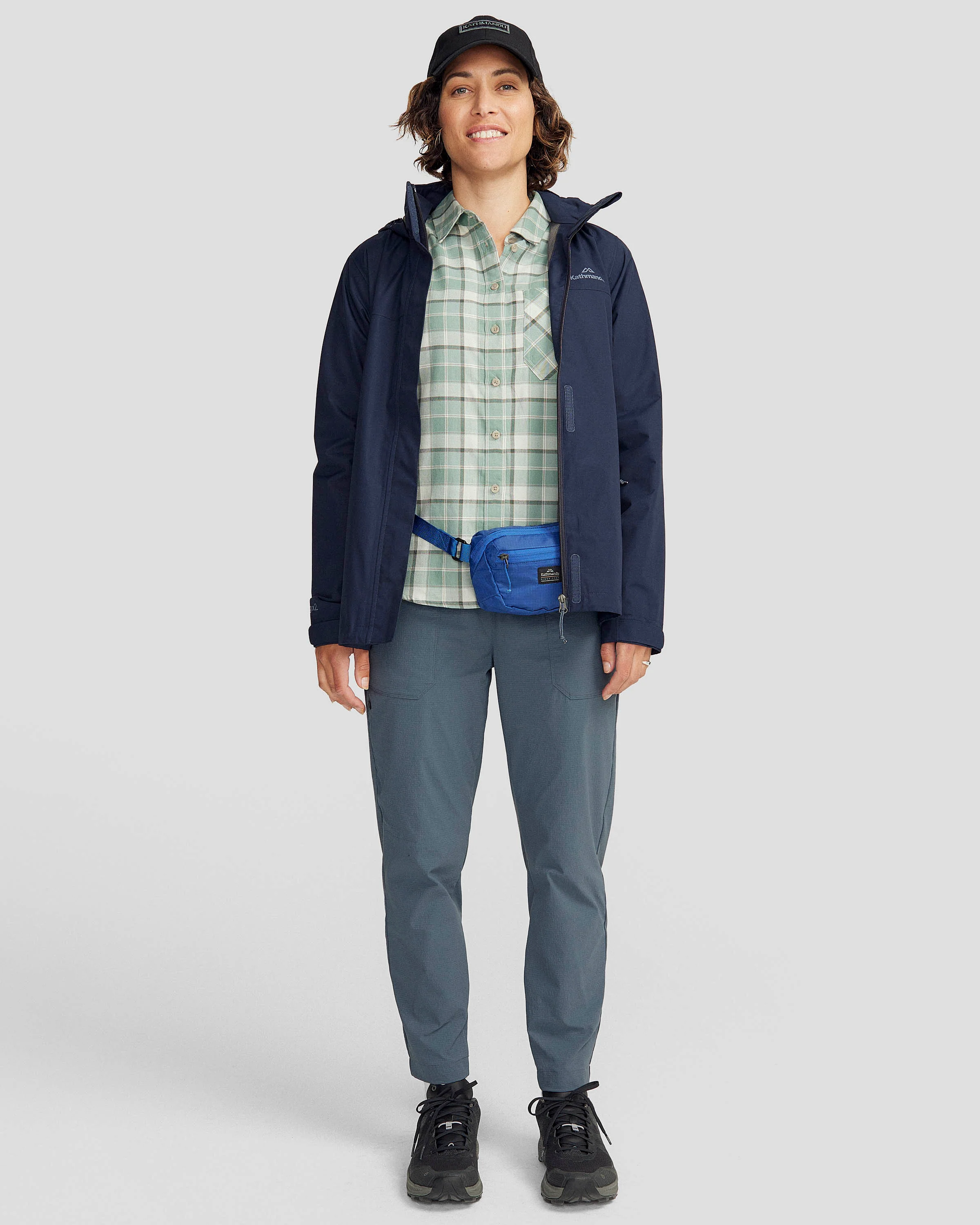 Women's Andulo 2-layer Rain Jacket - Pure Navy - Image 2