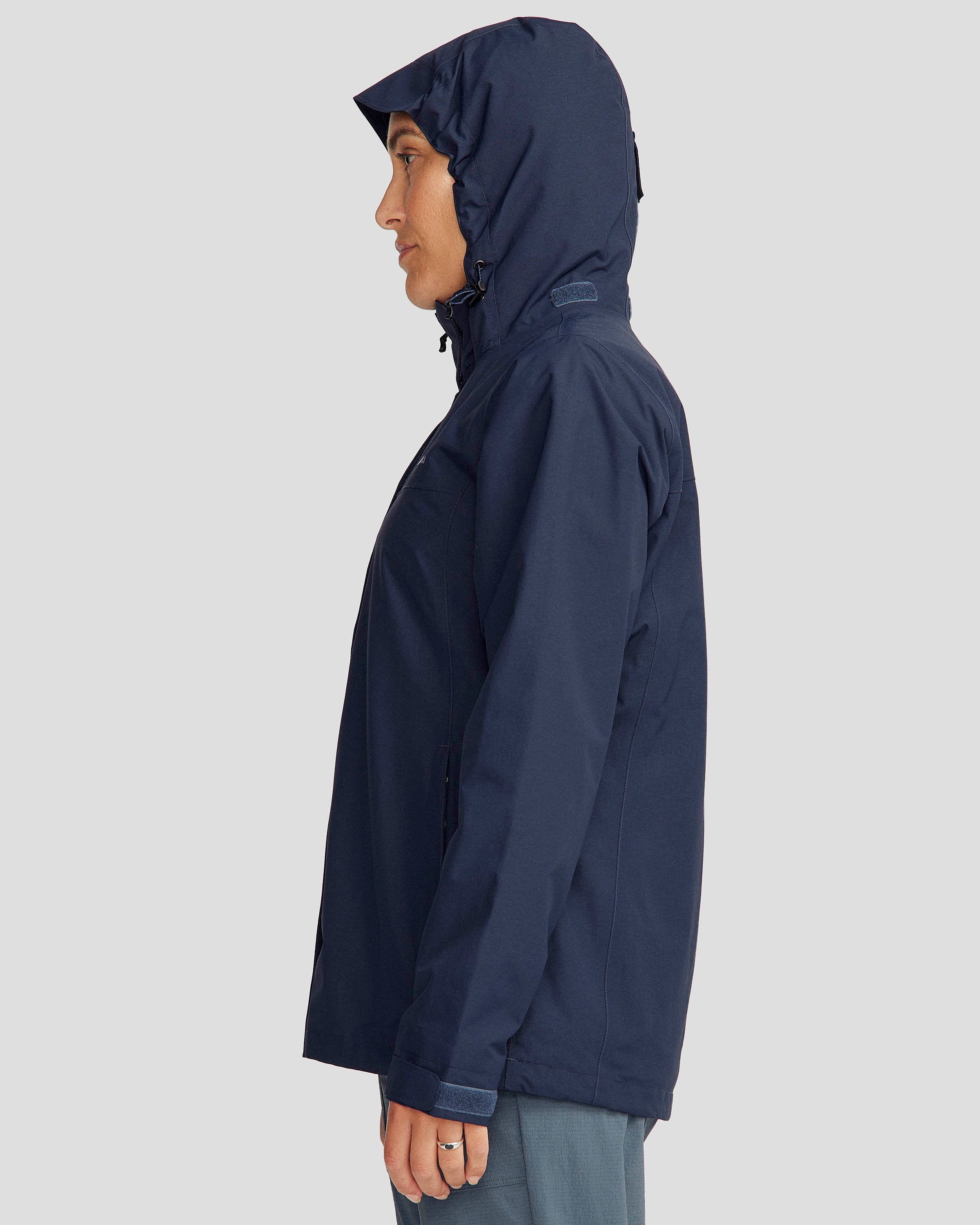 Women's Andulo 2-layer Rain Jacket - Pure Navy - Image 3