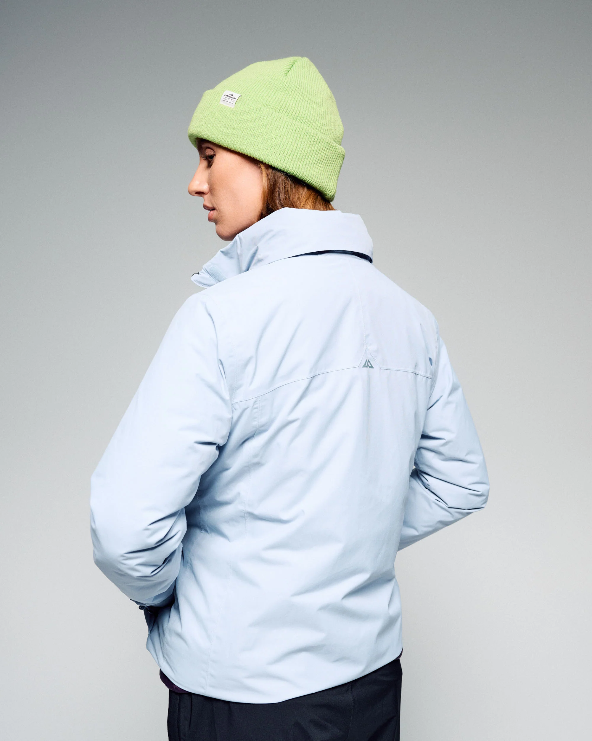 Women's Andulo 2-layer Rain Jacket -  Tech Blue - Image 3