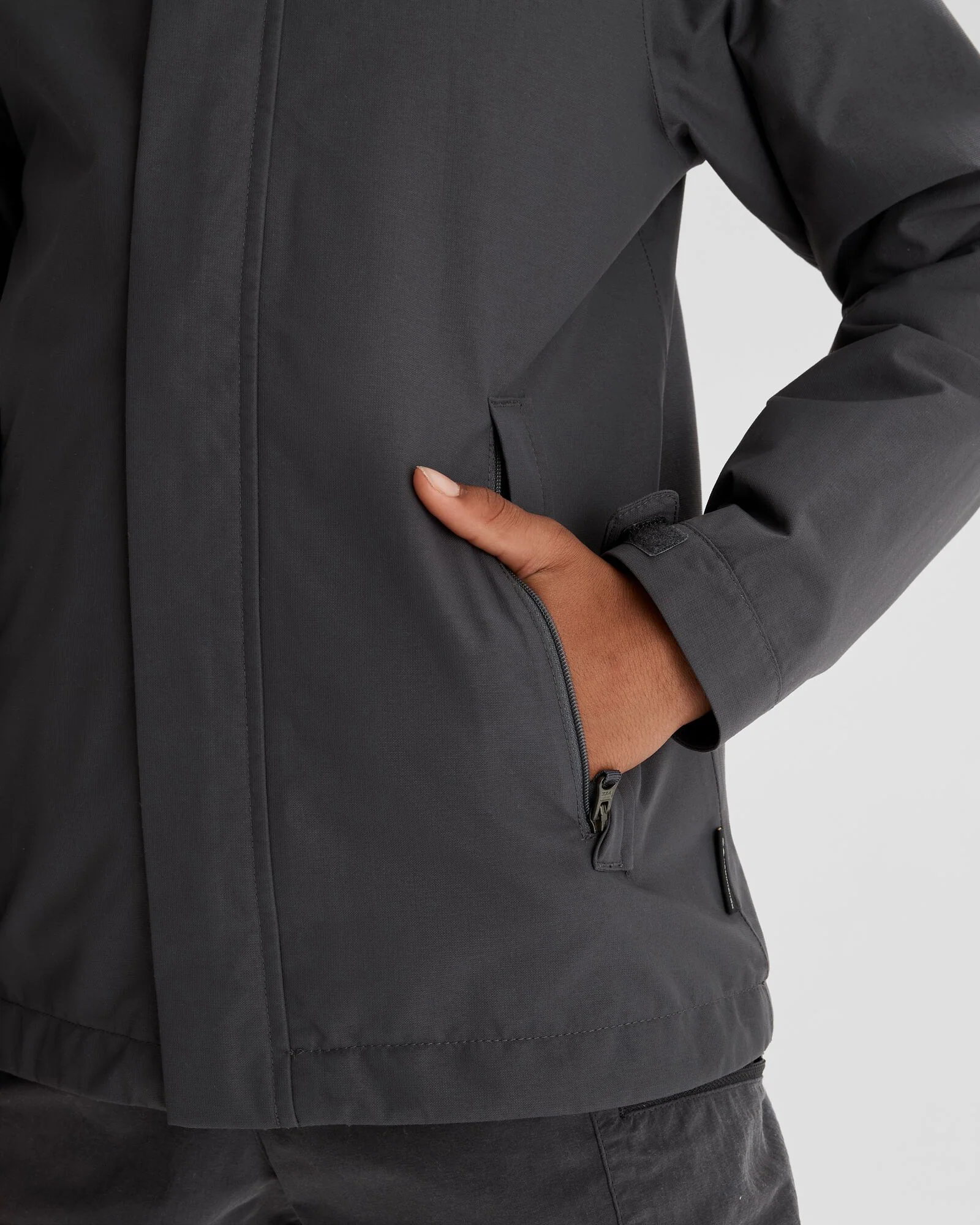 Boys' Andulo 2-layer Rain Jacket - Night - Image 7
