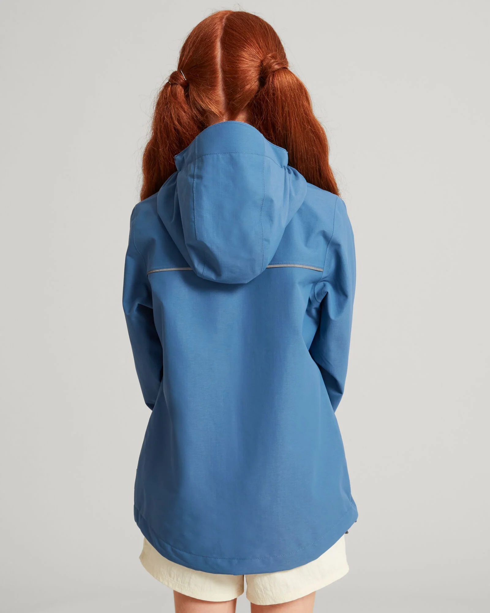 Girls' Andulo 2-layer Rain Jacket - Moonlight - Image 4