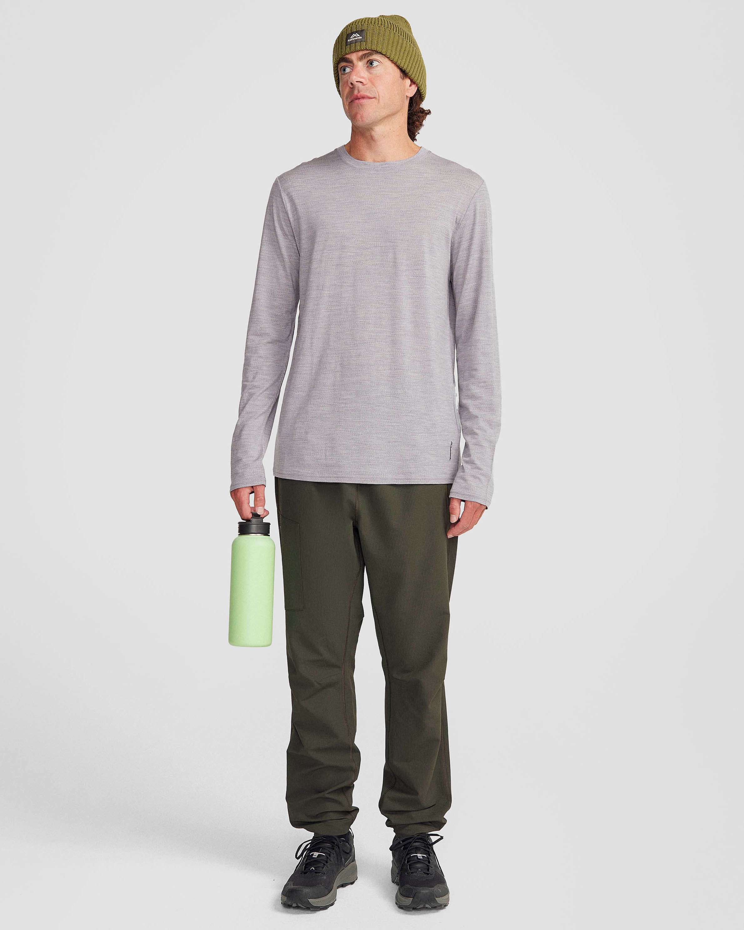 Men's Aysen Fleece Joggers - Dark Moss - Image 2
