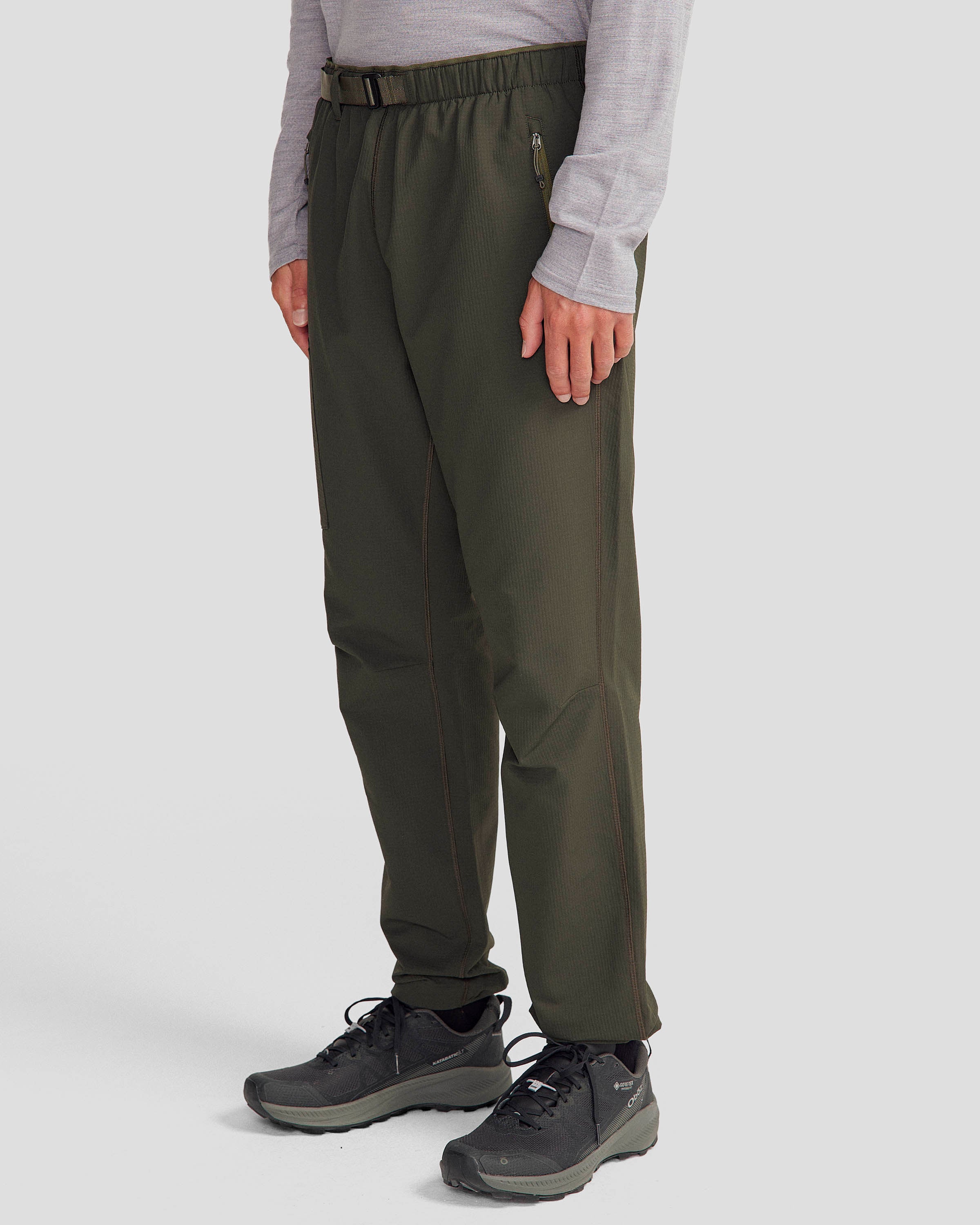 Men's Aysen Fleece Joggers - Dark Moss - Image 3