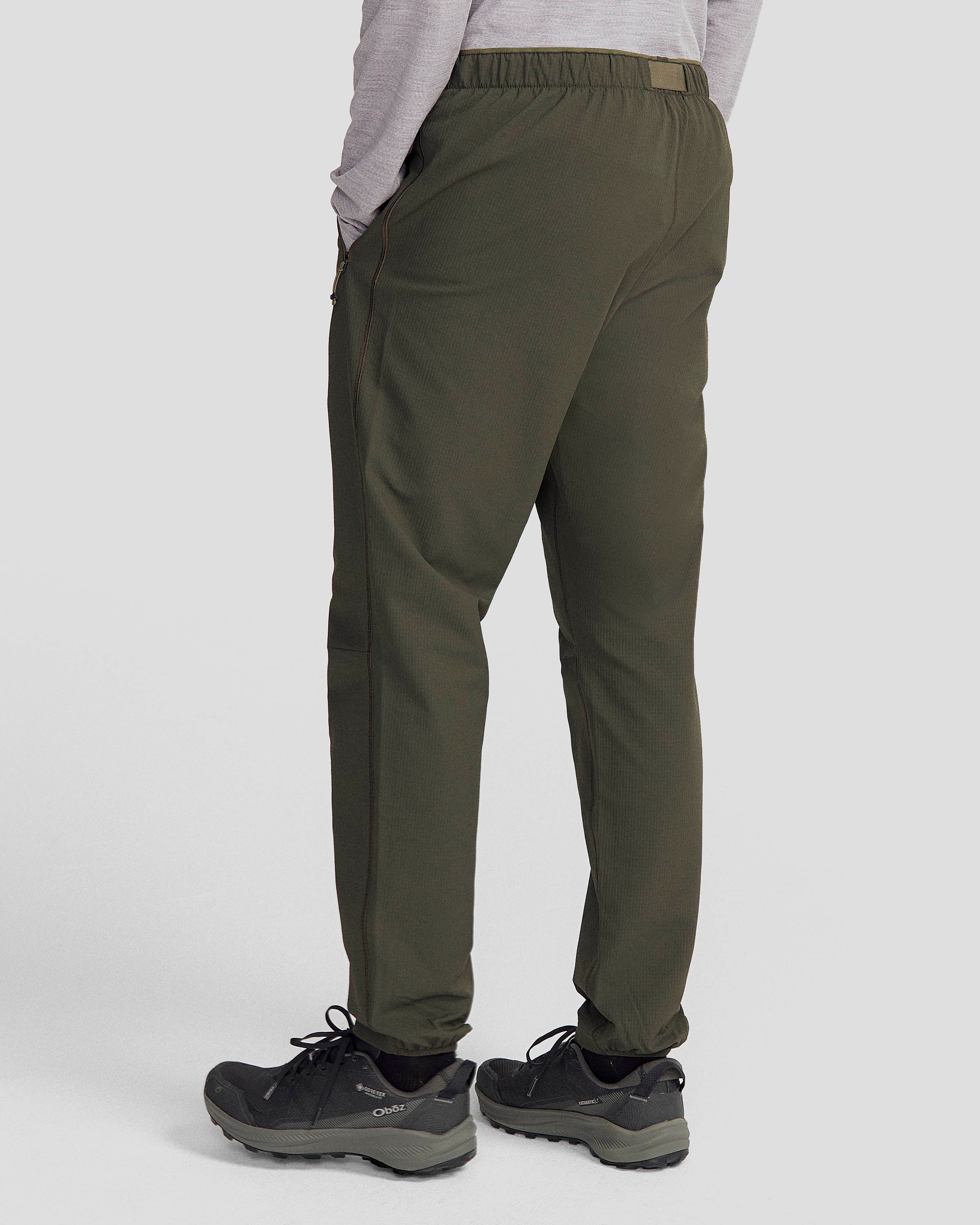 Men's Aysen Fleece Joggers - Dark Moss - Image 4