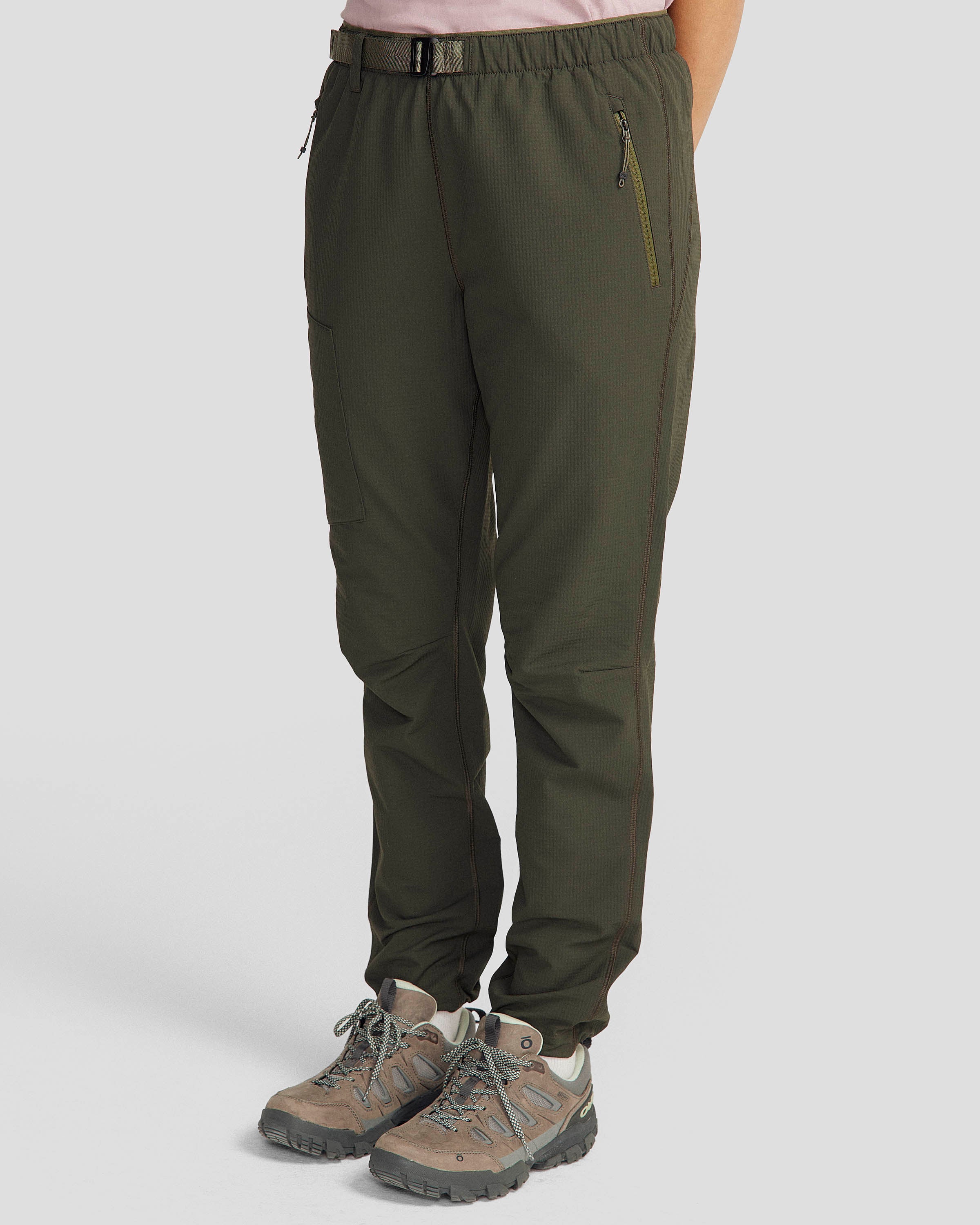 Women's Aysen Fleece Joggers - Dark Moss - Image 2
