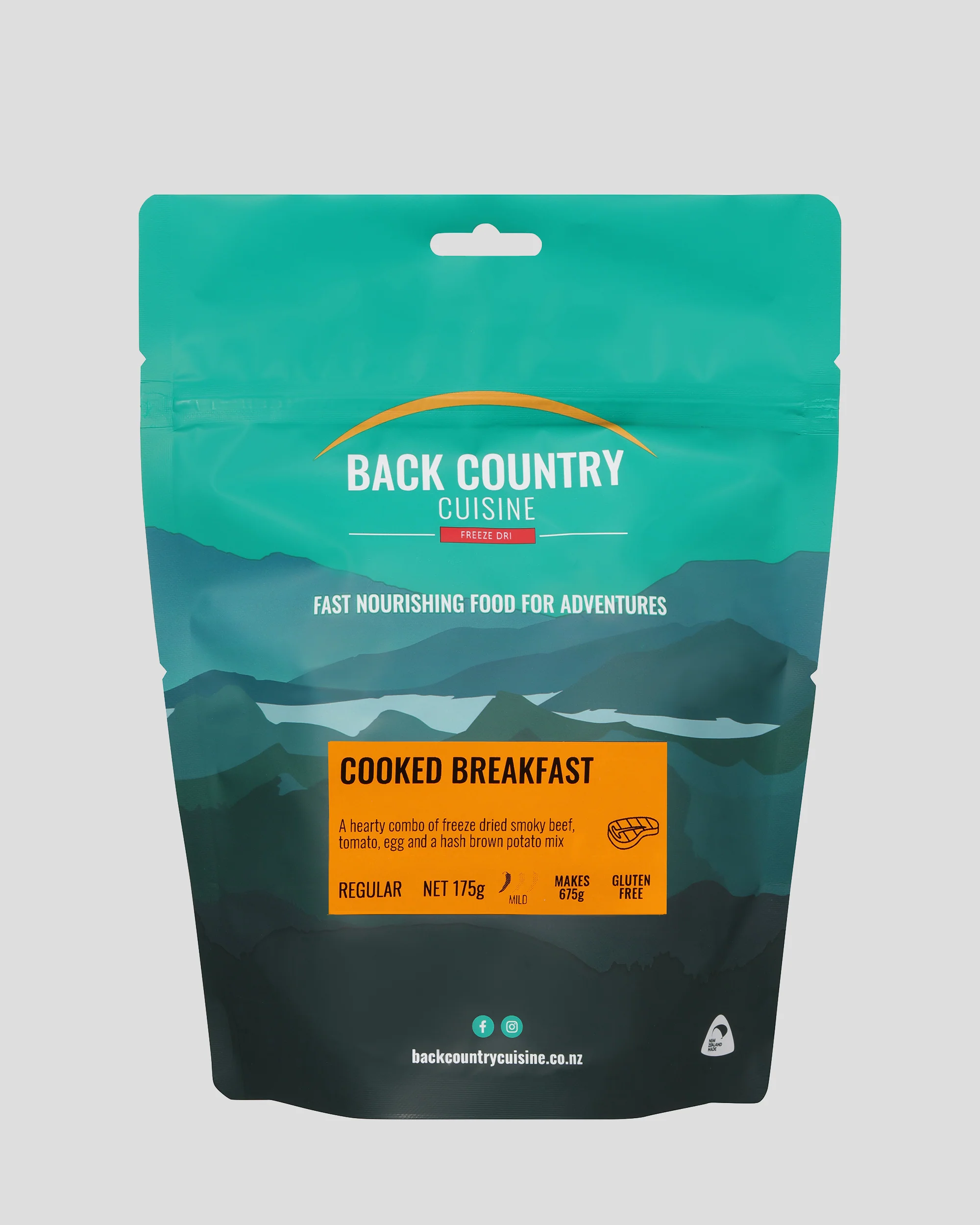 Back Country Cuisine Cooked Breakfast