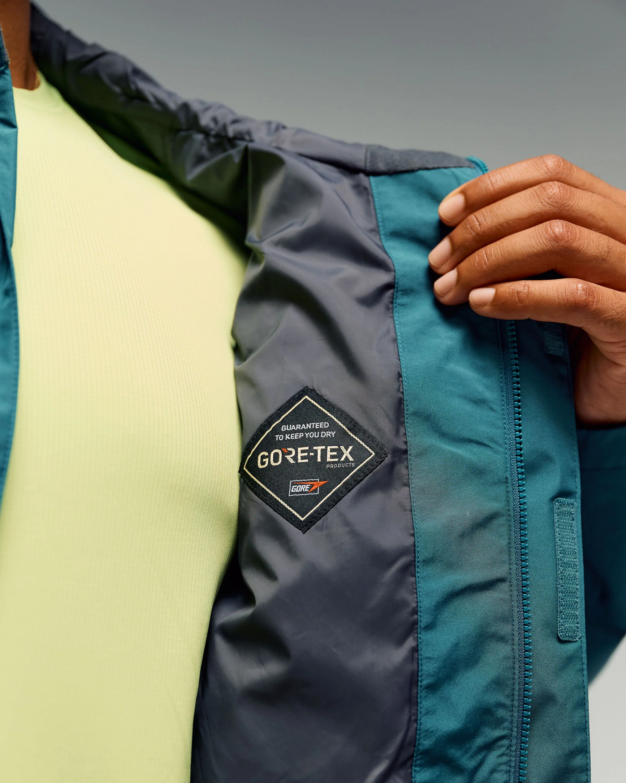 Men's Bealey 2L GORE-TEX Rain Jacket v3 - Ocean - Image 5